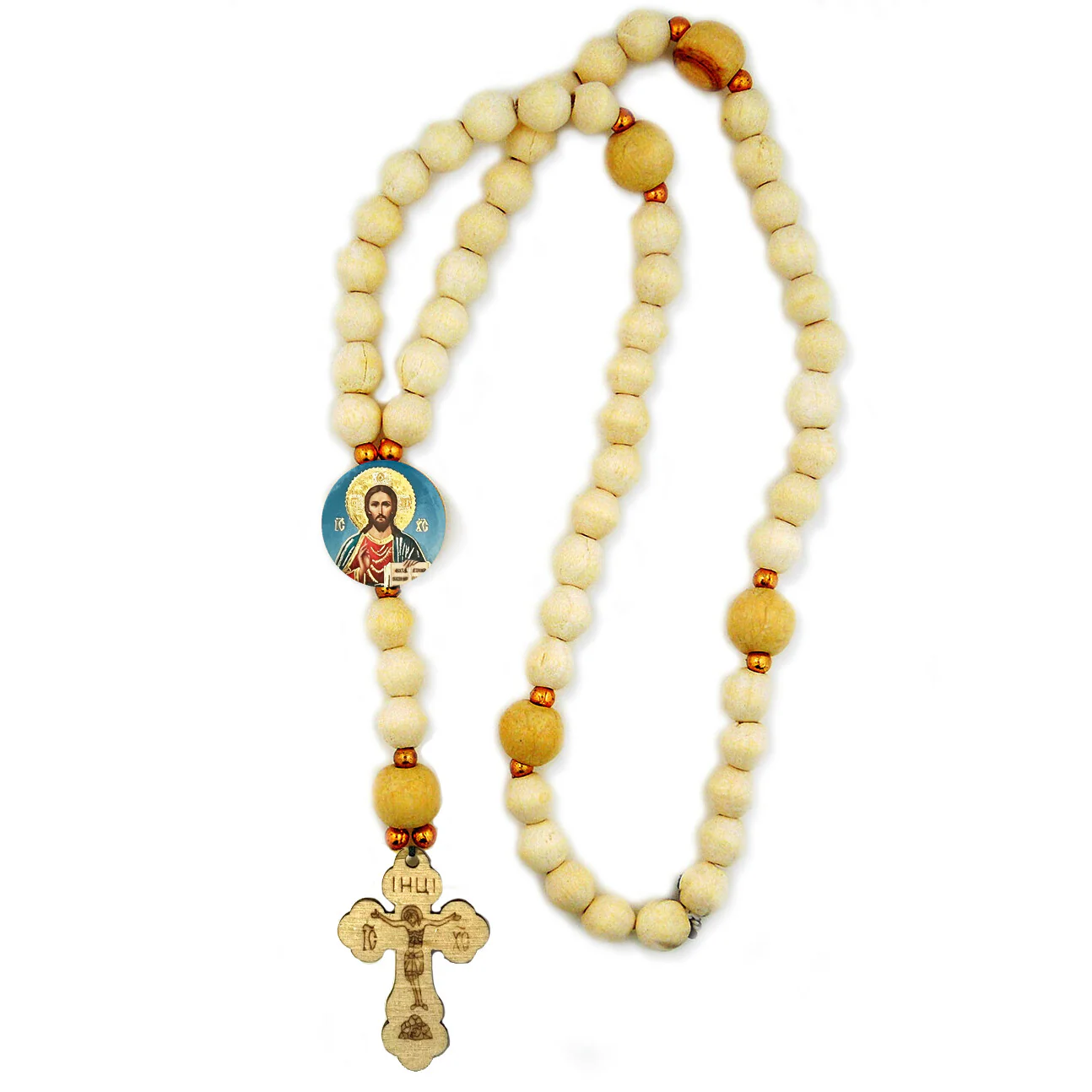 Ukrainian Icon Wooden Rosary - Image 2