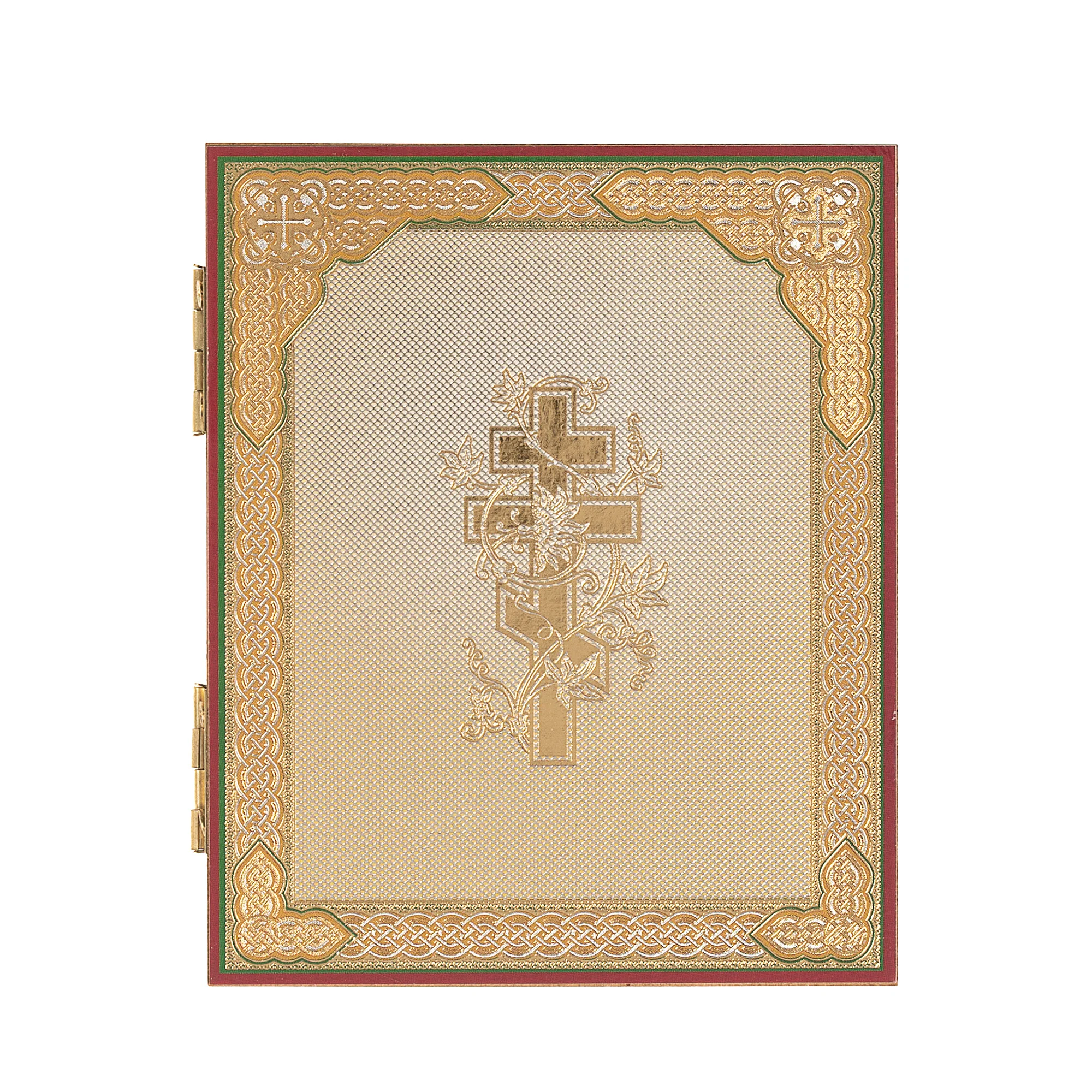 Ukrainian Virgin of Kazan & Christ Pantocrator Icon Diptych - 4.75" x 4" - Image 2