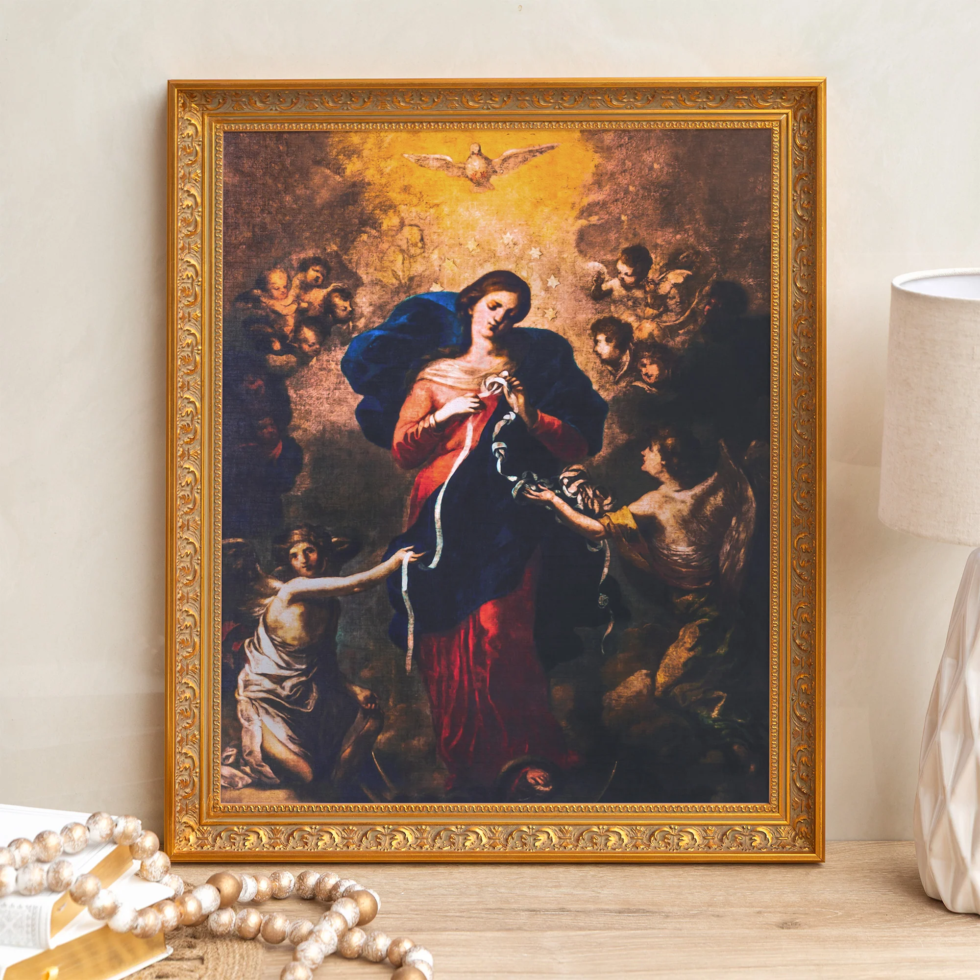 Undoer of Knots Framed Canvas - Sacred Signature Collection
