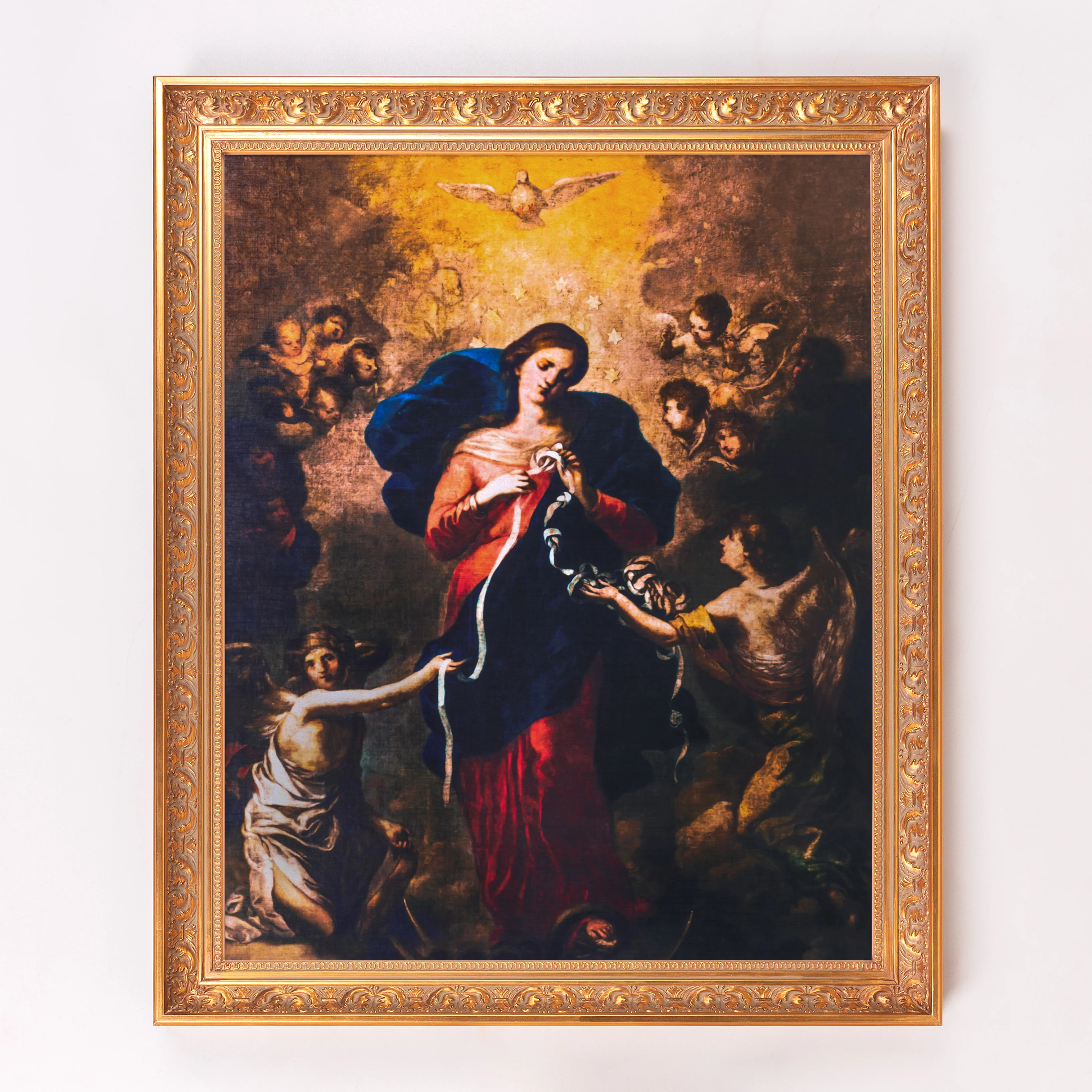 Undoer of Knots Framed Canvas - Sacred Signature Collection - Image 2