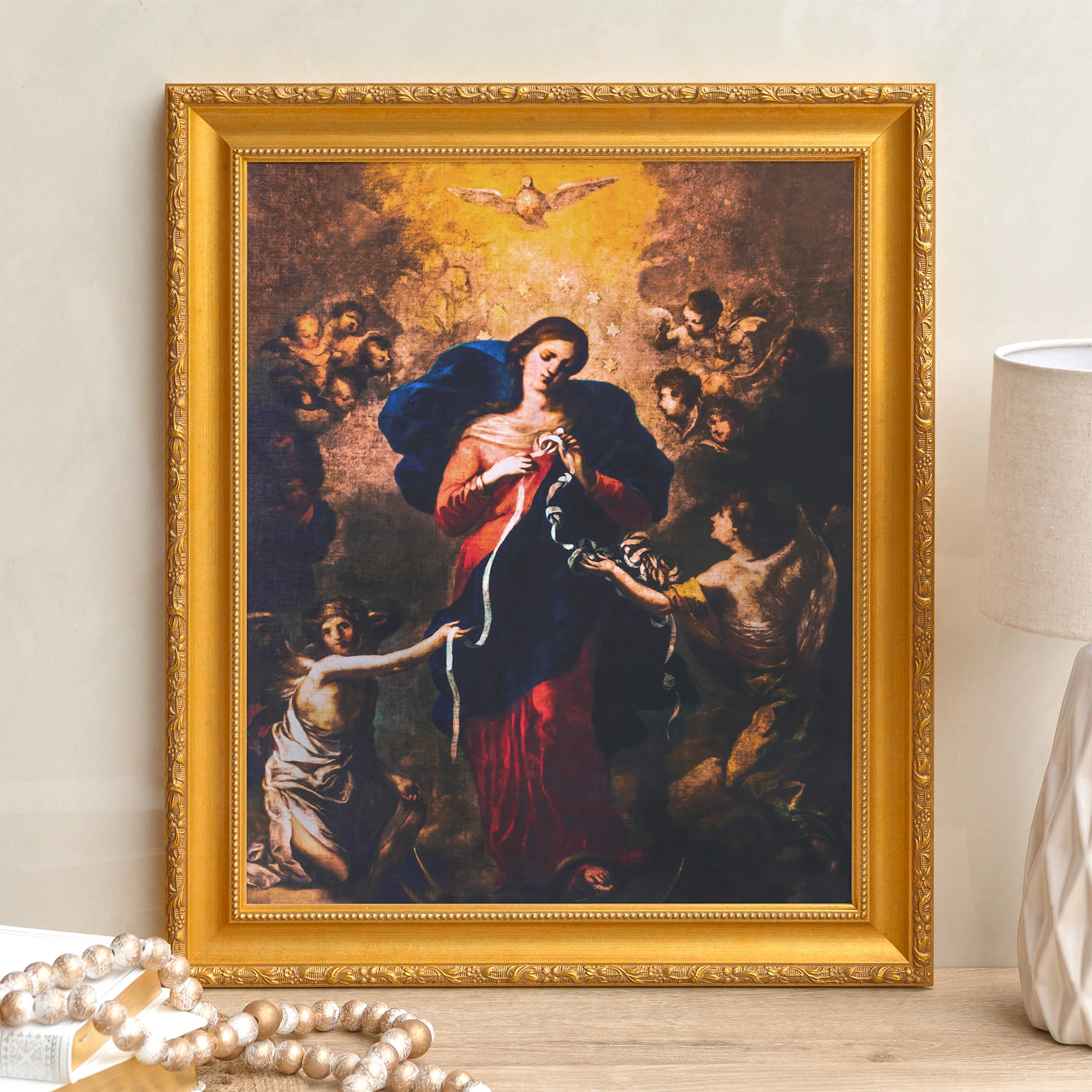 Undoer of Knots Framed Canvas - Sacred Signature Collection - Image 6