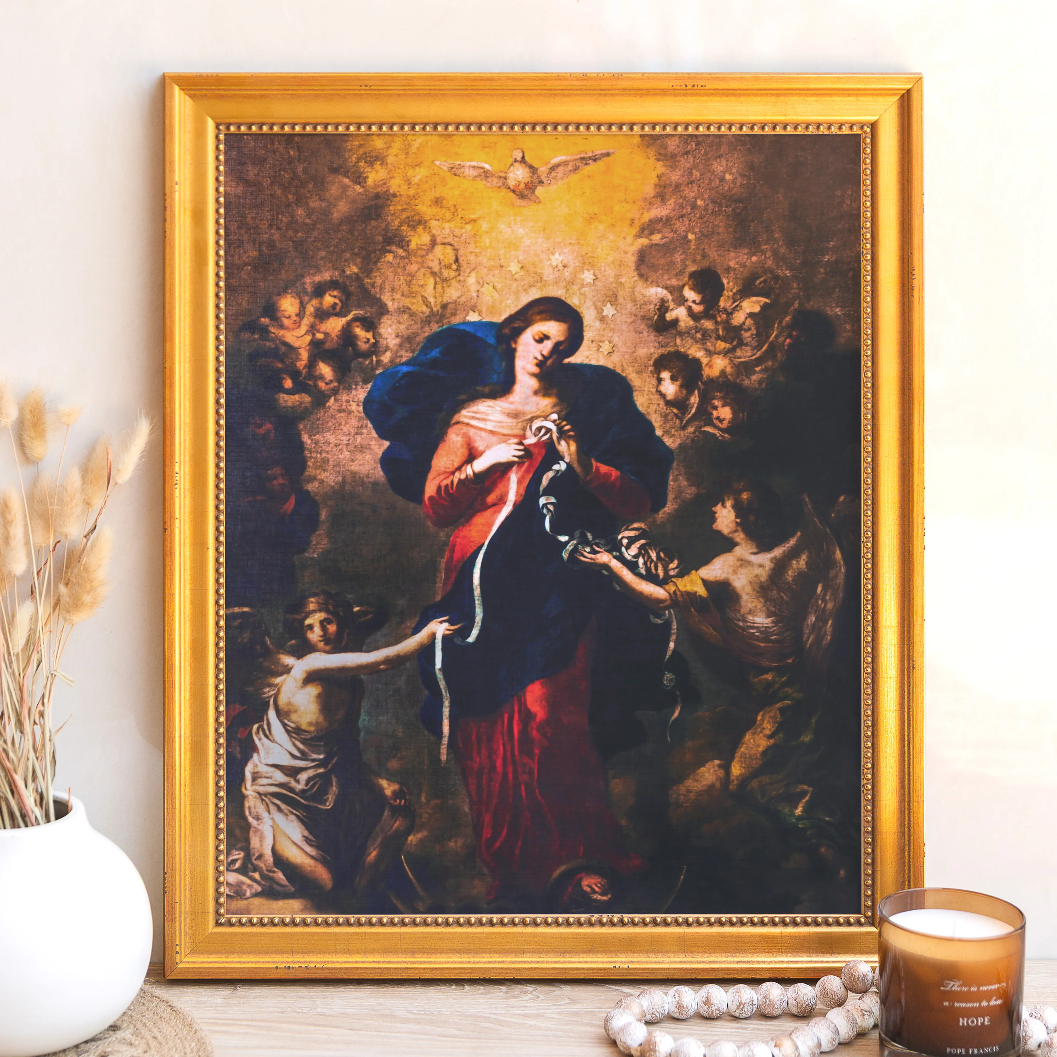 Undoer of Knots Framed Canvas - Sacred Signature Collection - Image 9