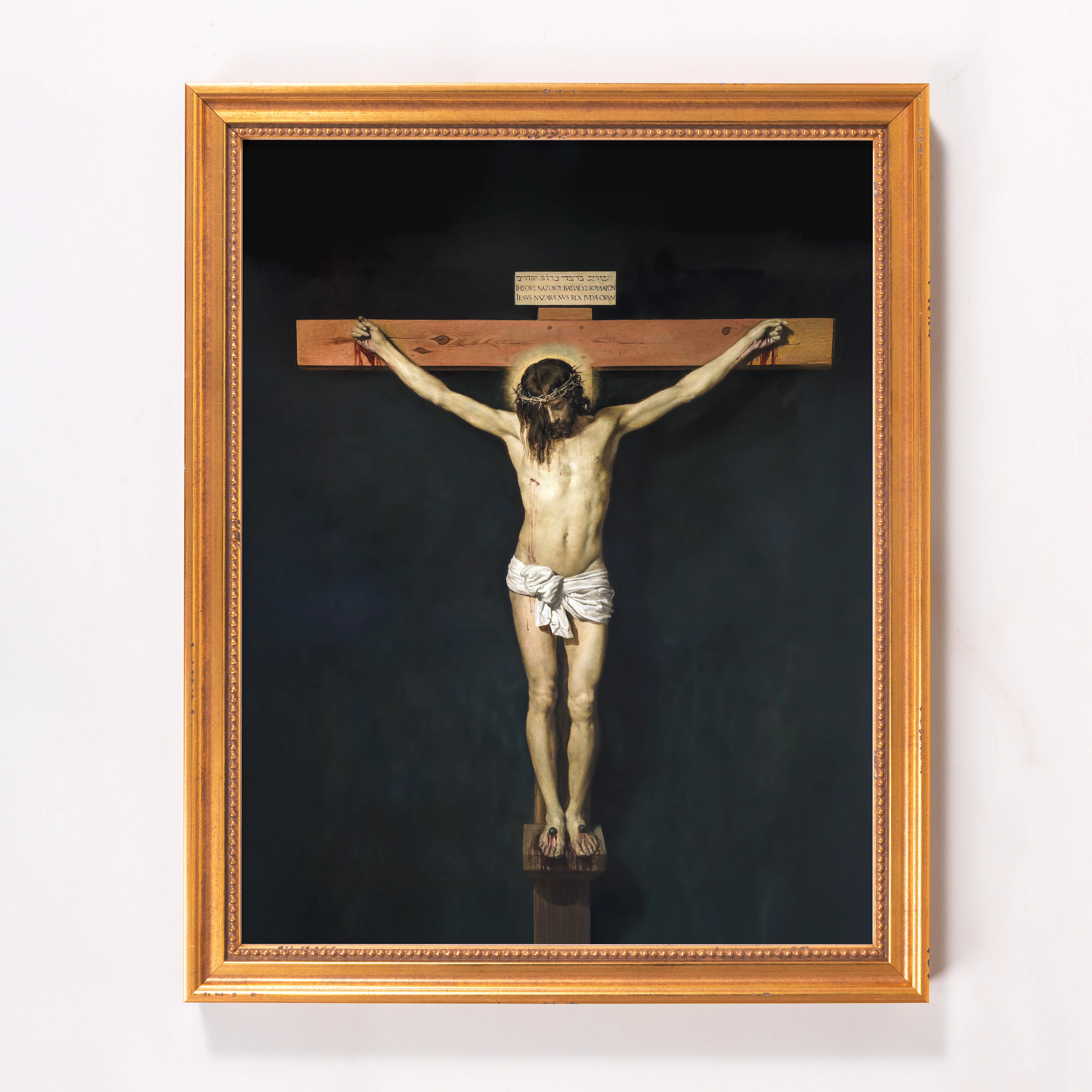 Velasquez Christ Crucified Framed Canvas - Sacred Classics Collection - Image 5