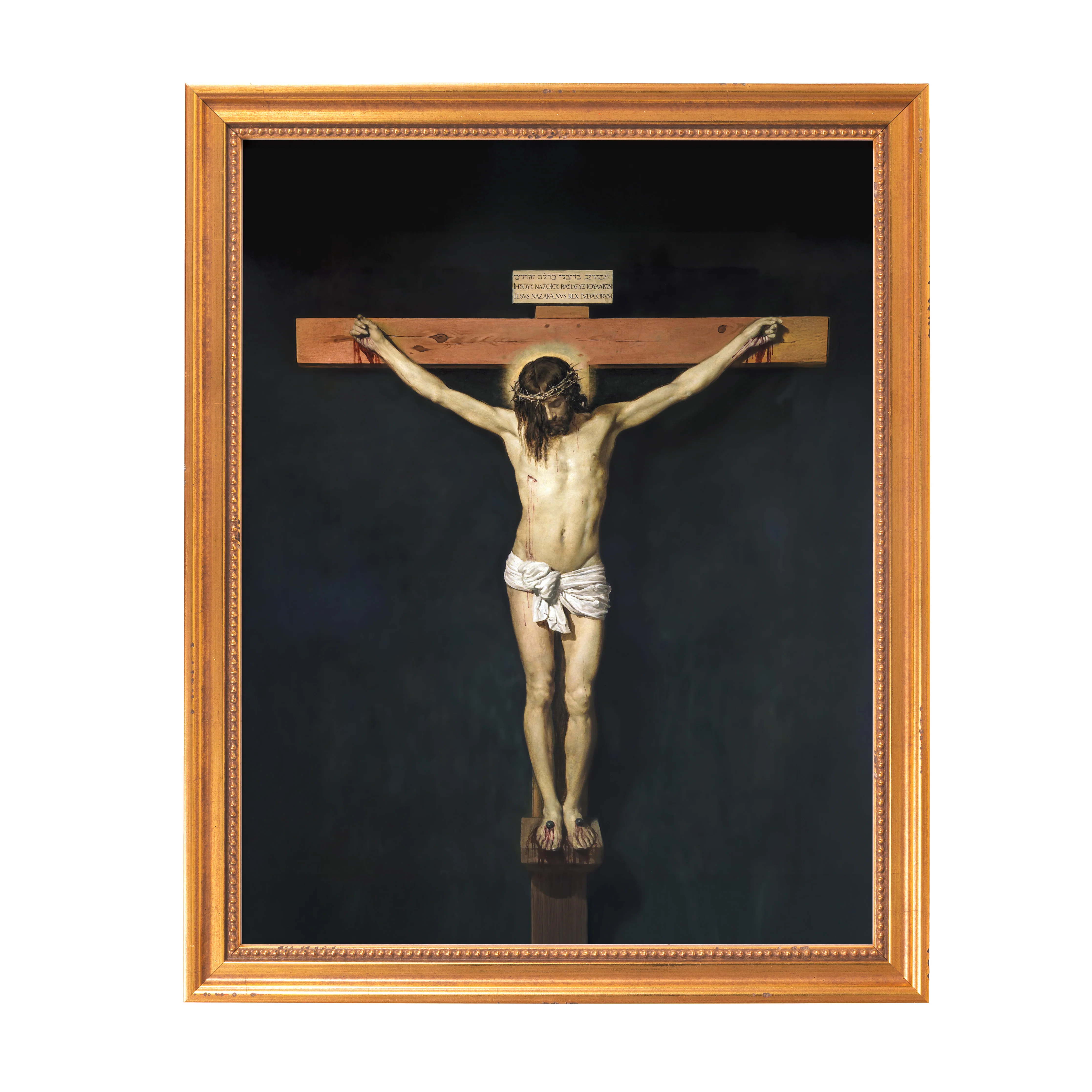 Velasquez Christ Crucified Framed Canvas - Sacred Classics Collection - Image 6