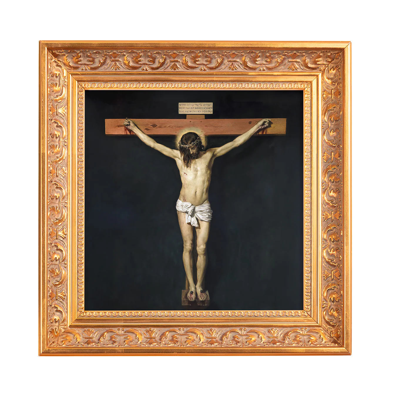 Velasquez Christ Crucified Framed Canvas - Sacred Mini Collection - Image 3