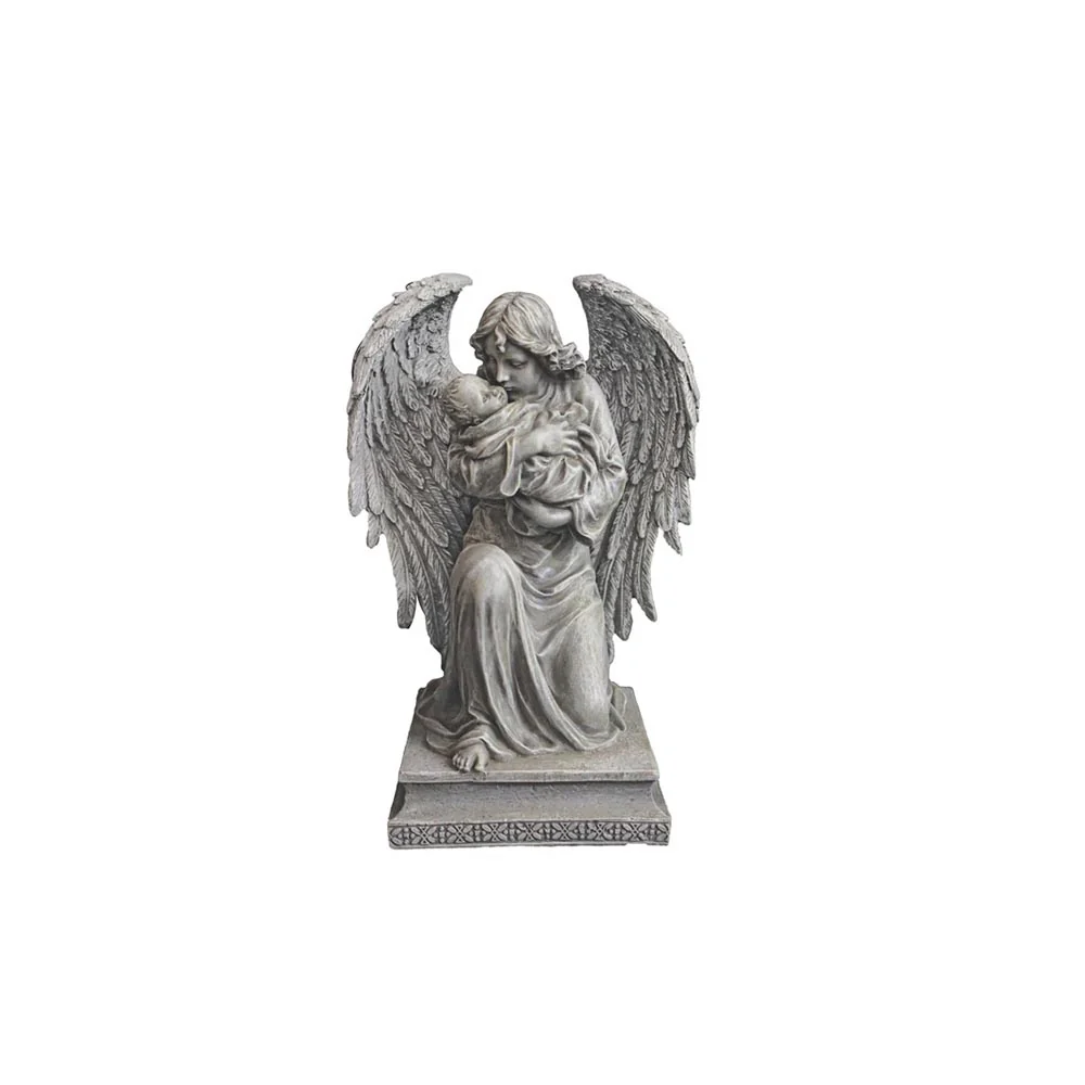 Veronese Guardian Angel with Child Statue - 7" - Image 2