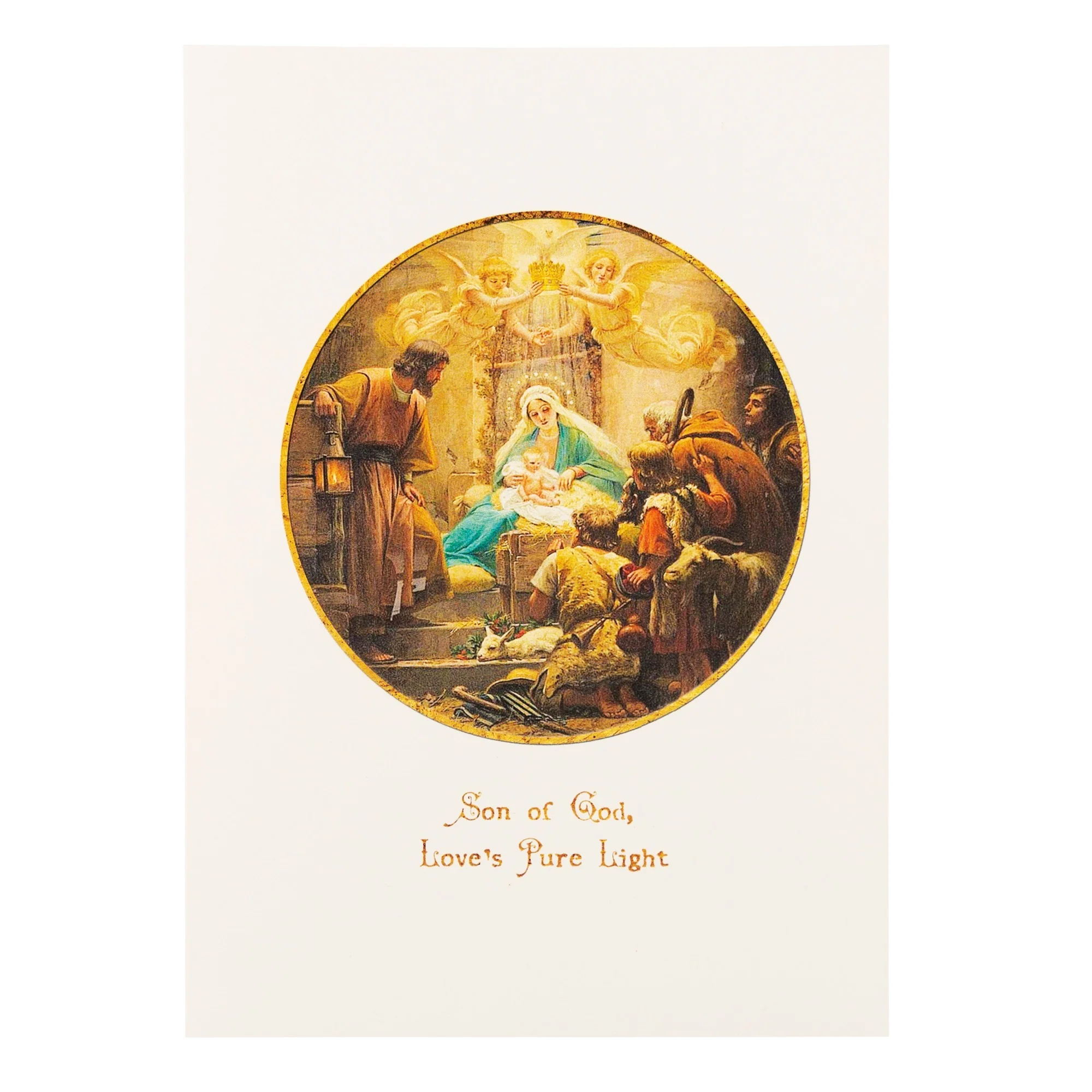 Vidal Adoration of the Shepherds Christmas Cards - Set of 20 - Image 4