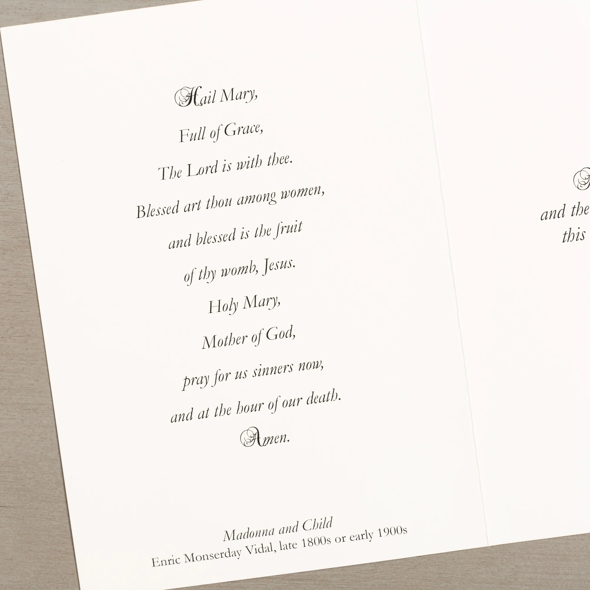 Vidal Madonna and Child Christmas Cards - Set of 20 - Image 3