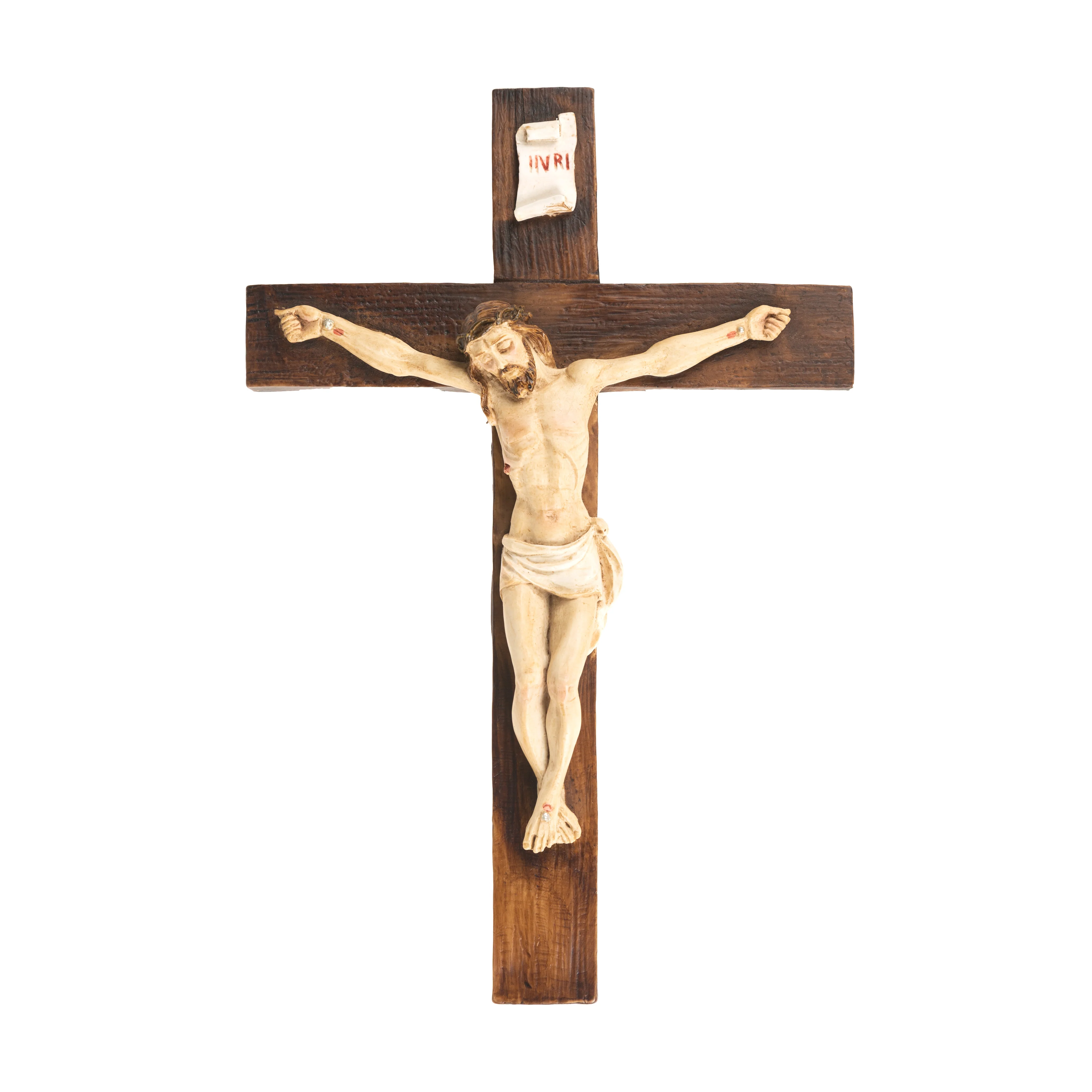 Vintage-Look Crucifix - 12" - Image 2
