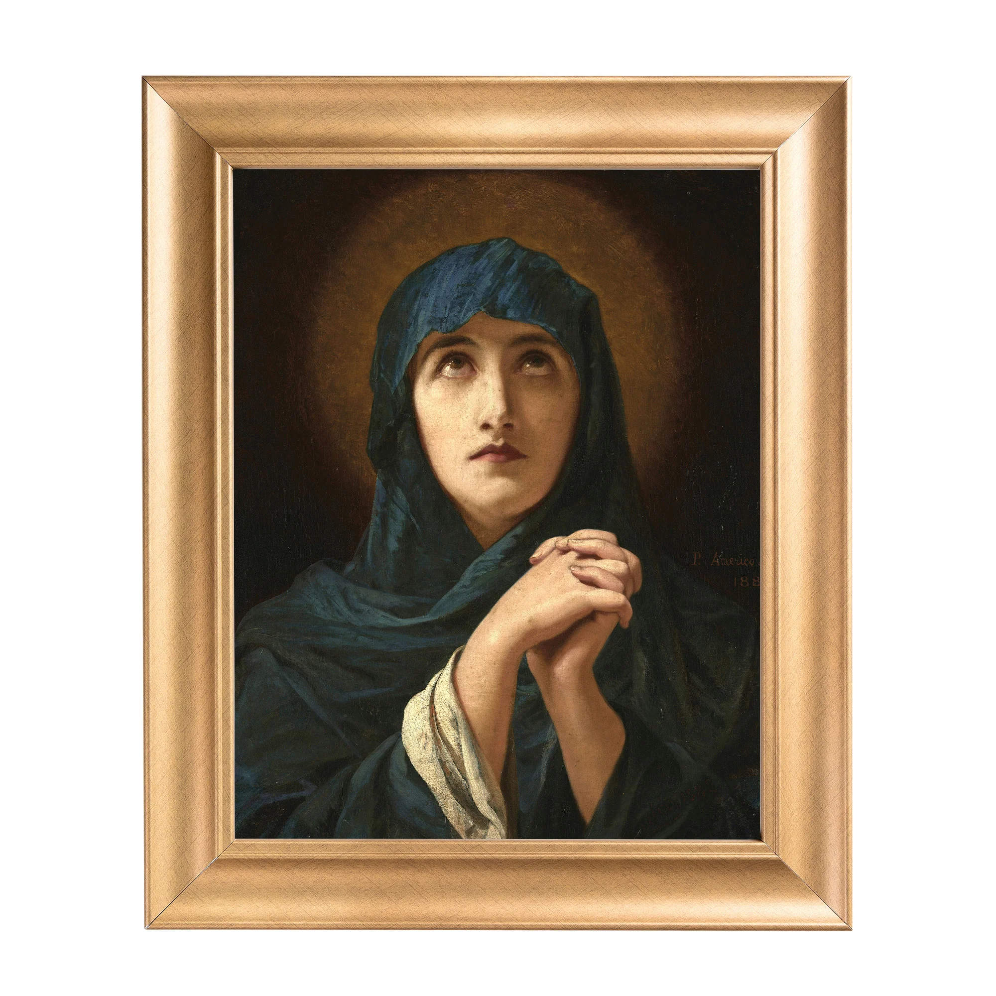 Virgem Dolorosa Gold Framed Art Print - Multiple Sizes - Image 5