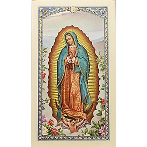 Virgen de Guadalupe, Madre (Our Lady of Guadalupe)  - Spanish Prayer Card