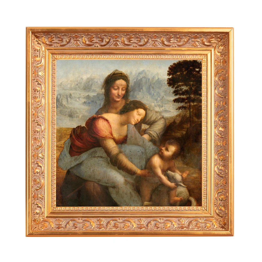 Virgin & Child with St. Anne Framed Canvas - Sacred Mini Collection - Image 3