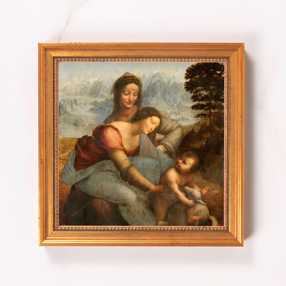 Virgin & Child with St. Anne Framed Canvas - Sacred Mini Collection - Image 6