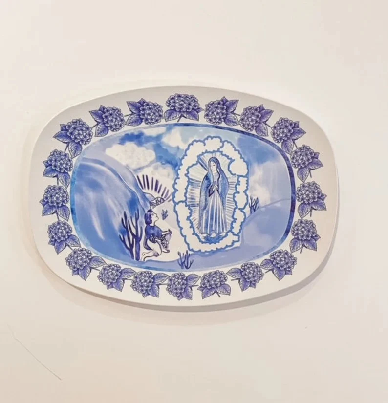 Virgin of Guadalupe Handmade Platter - Image 2