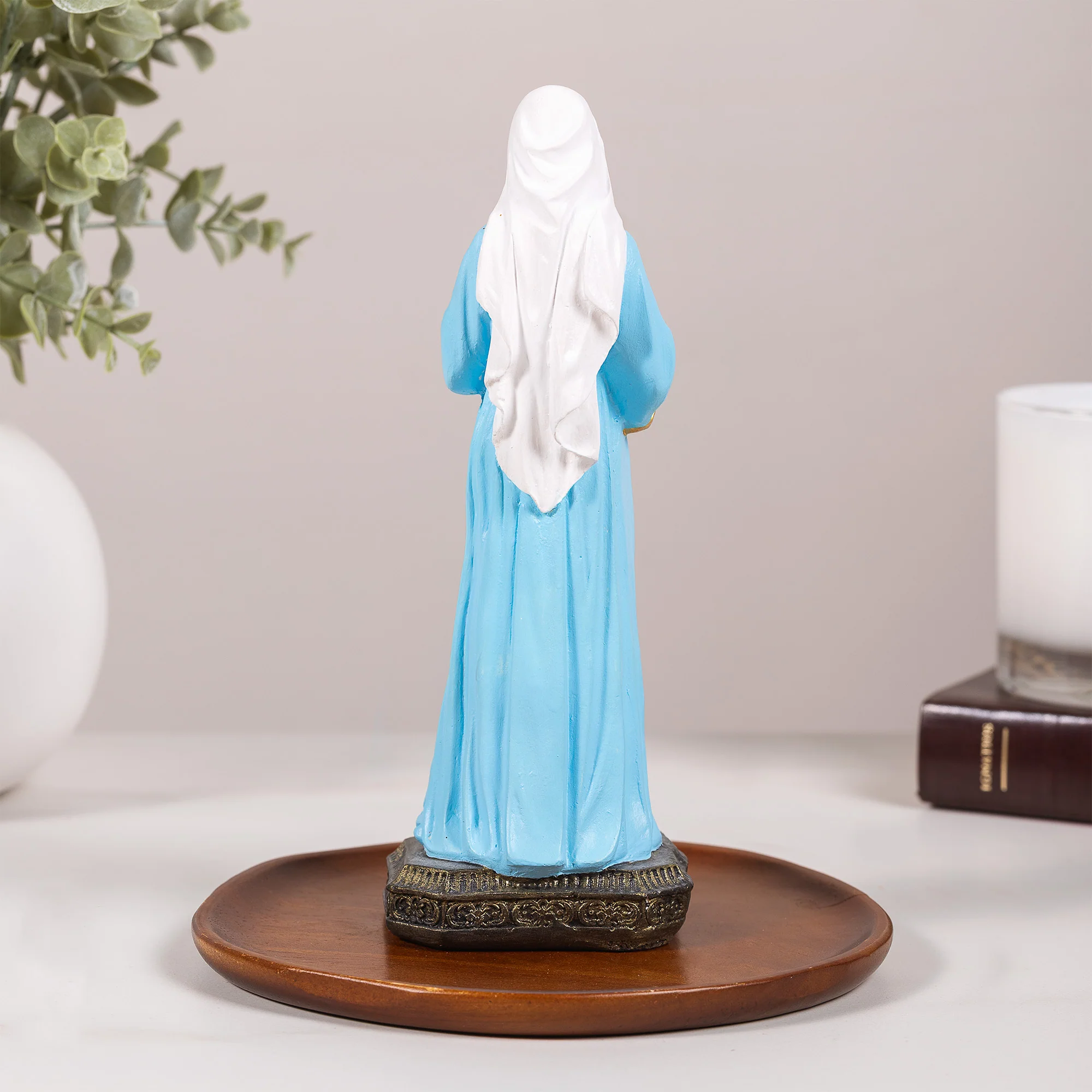 Virgin of Sweet Expectation - White or Hand Painted  - 8" - Image 8