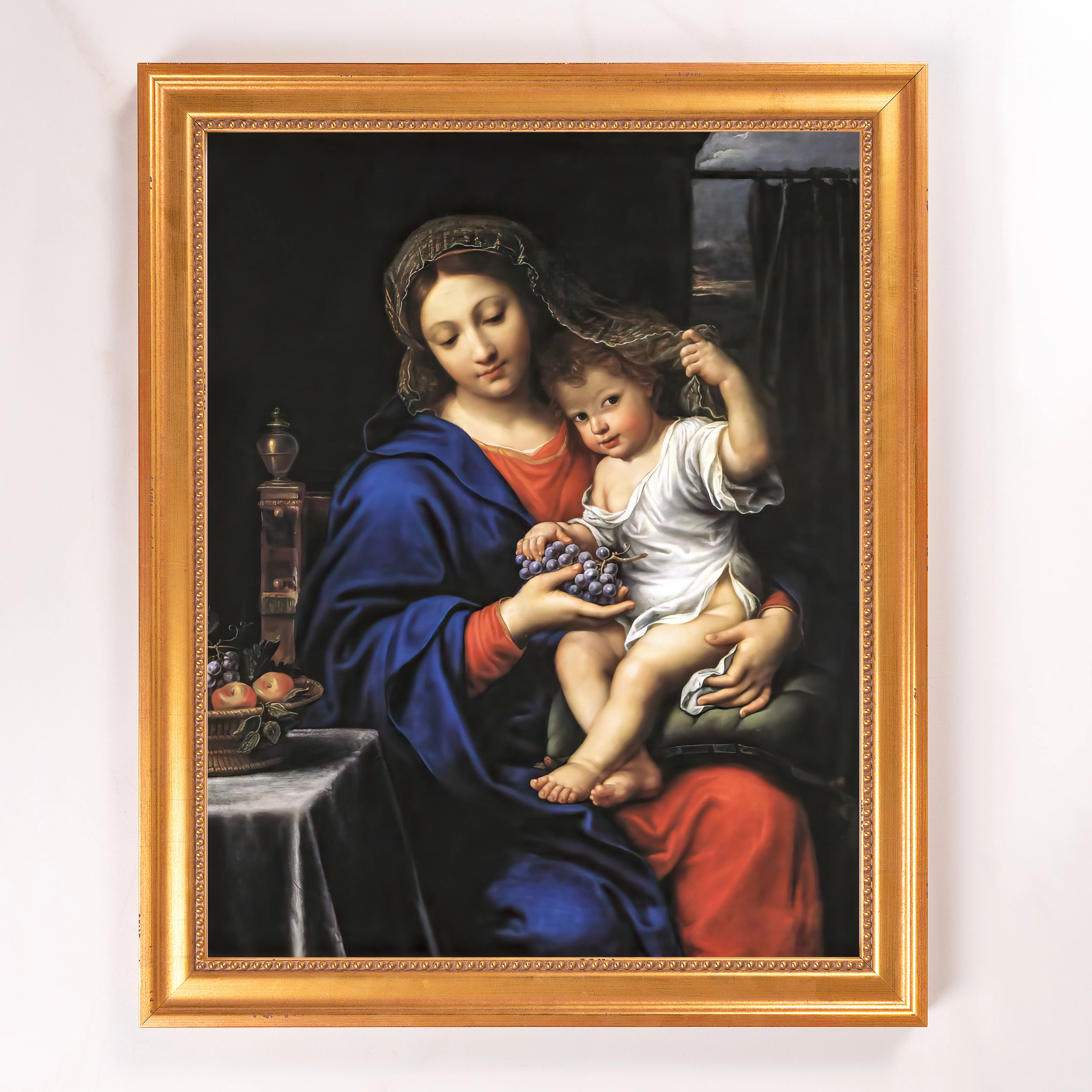 Virgin of the Grapes Framed Canvas - Sacred Signature Collection - Image 10