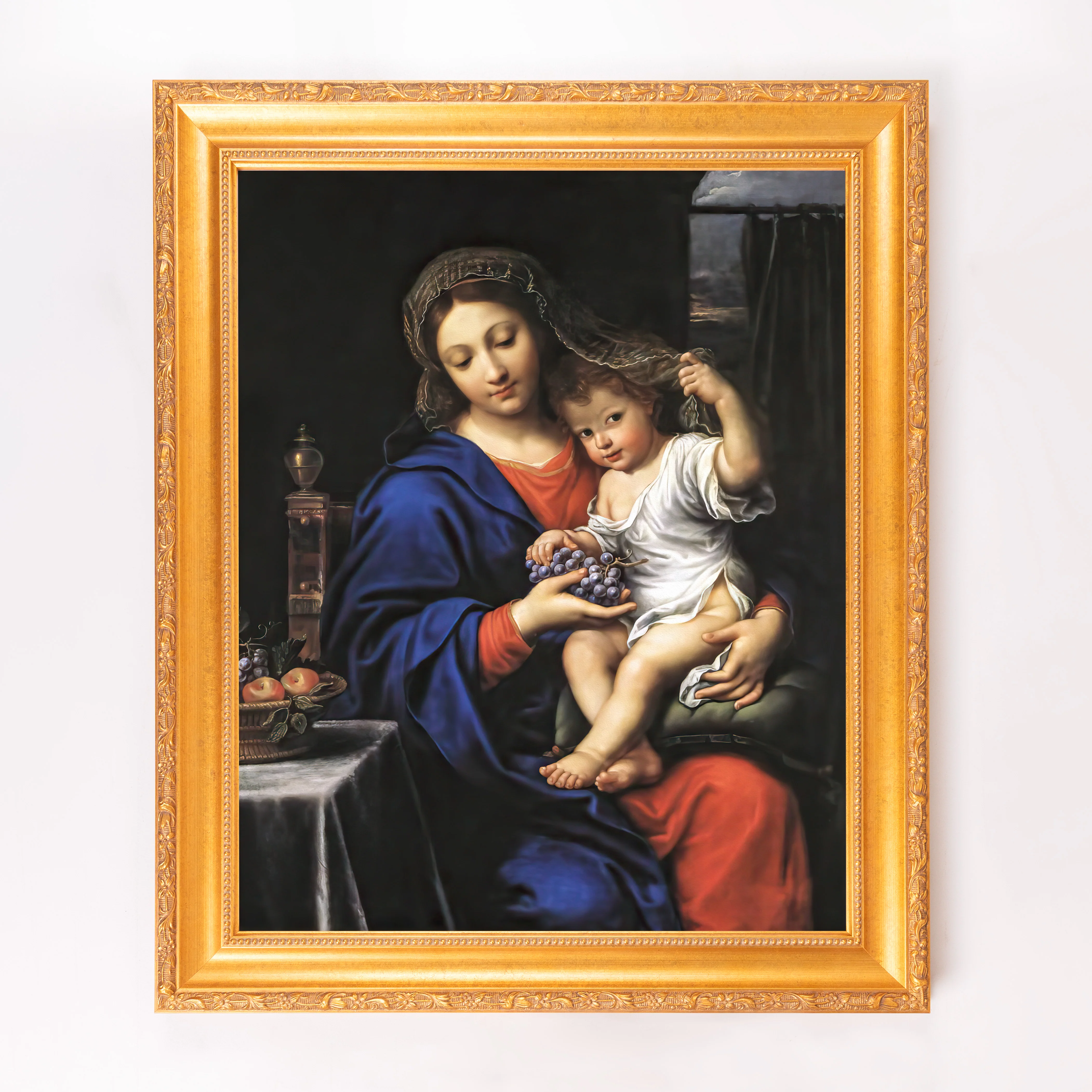 Virgin of the Grapes Framed Canvas - Sacred Signature Collection - Image 7
