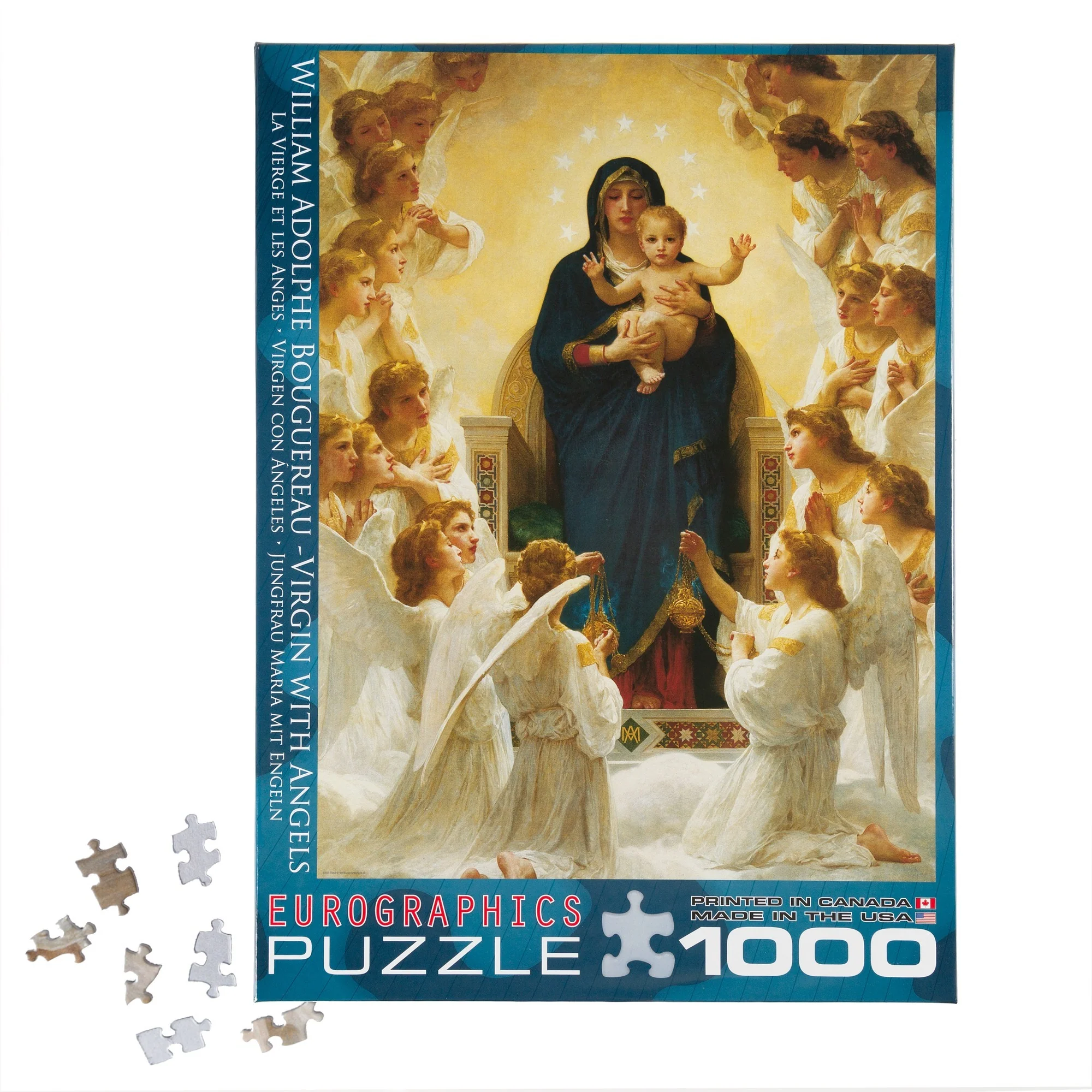 Virgin with Angels 1000 Piece Puzzle - Image 2