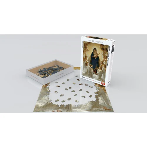 Virgin with Angels 1000 Piece Puzzle - Image 3