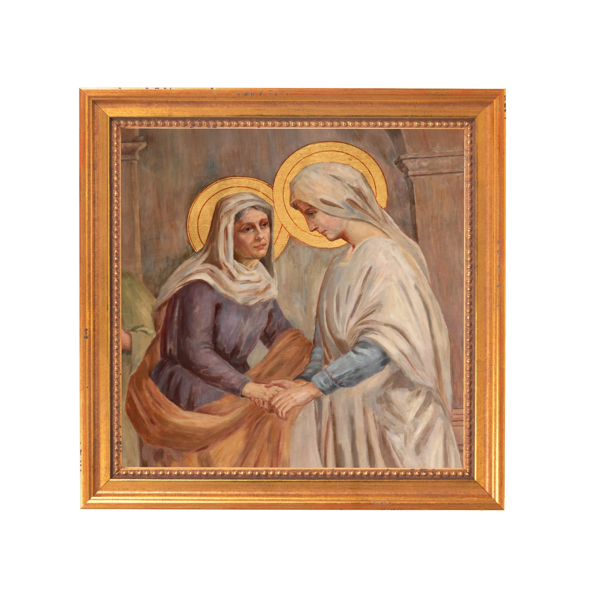 Visitation Fresco Framed Canvas - Sacred Mini Collection - Image 7