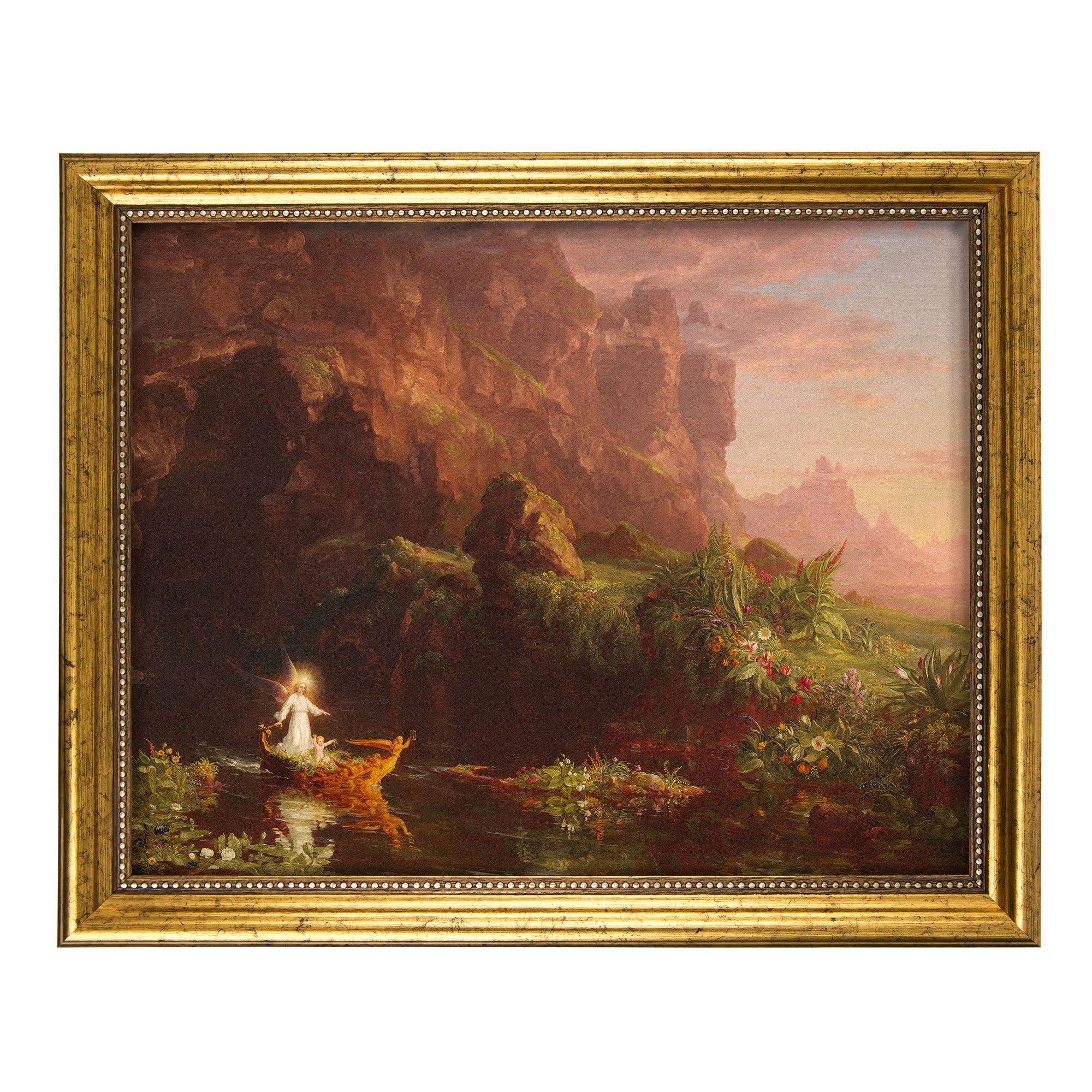 Voyage of Life 1 Childhood Antique Gold Framed Print - Multiple Sizes - Image 4