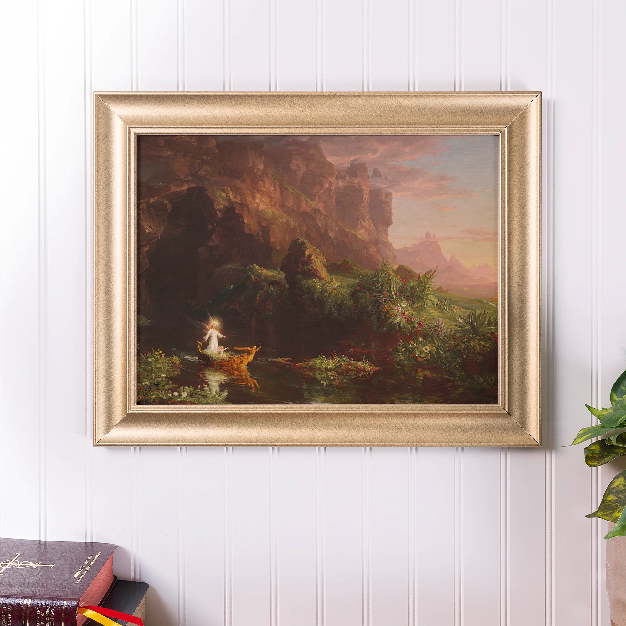 Voyage of Life 1 Childhood Antique Gold Framed Print - Multiple Sizes - Image 5
