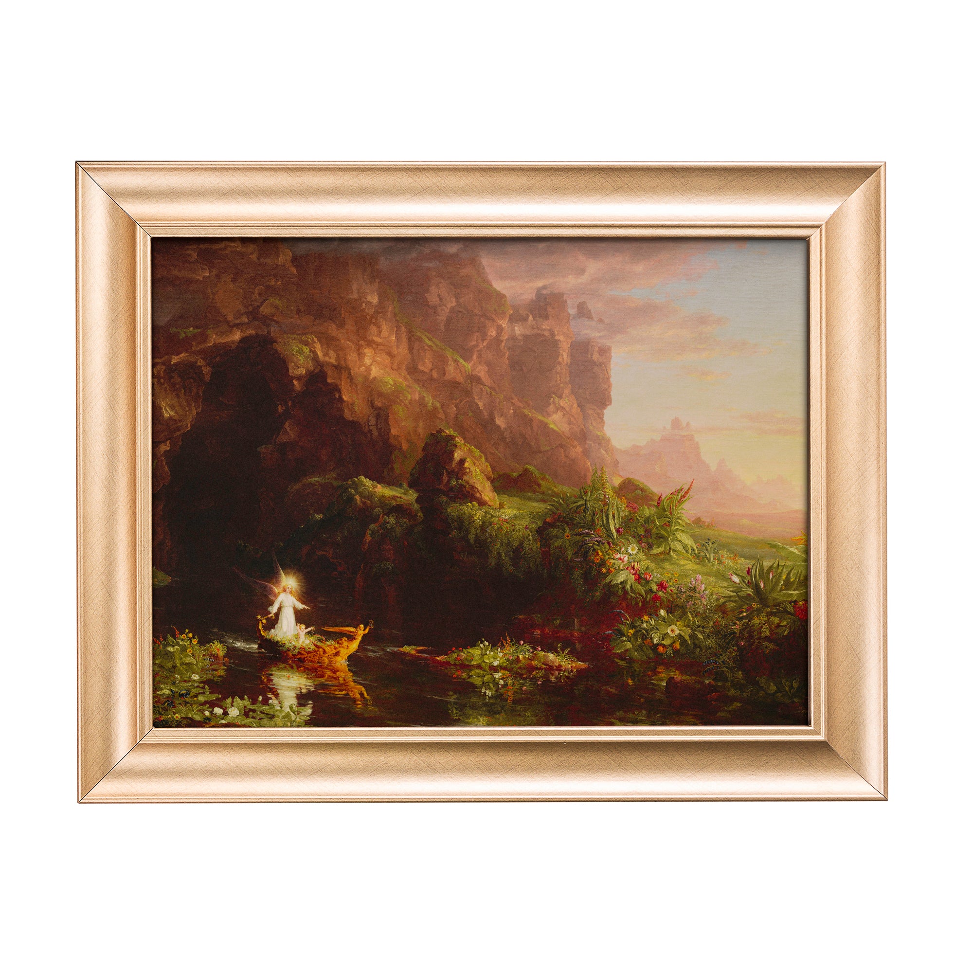 Voyage of Life 1 Childhood Antique Gold Framed Print - Multiple Sizes - Image 6
