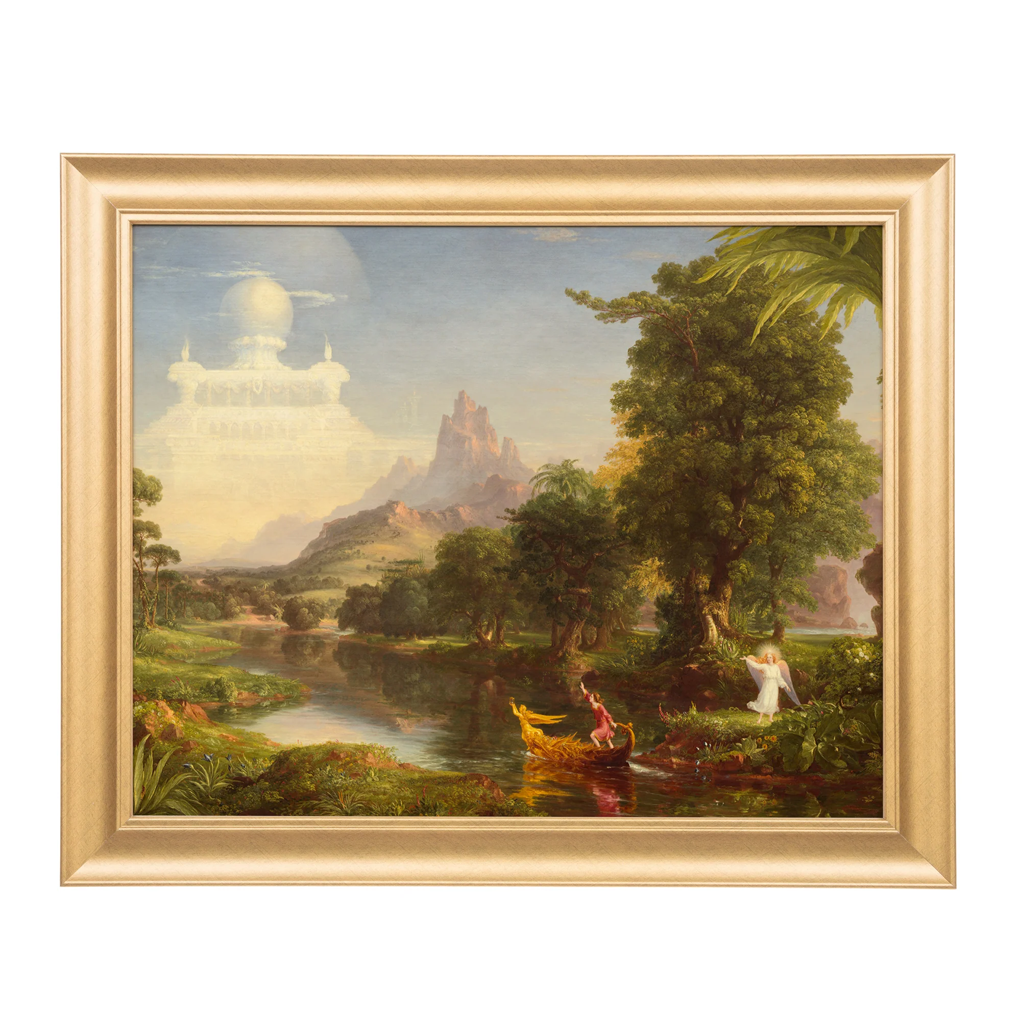 Voyage of Life 2 Youth Antique Gold Framed Print - Multiple Sizes - Image 2