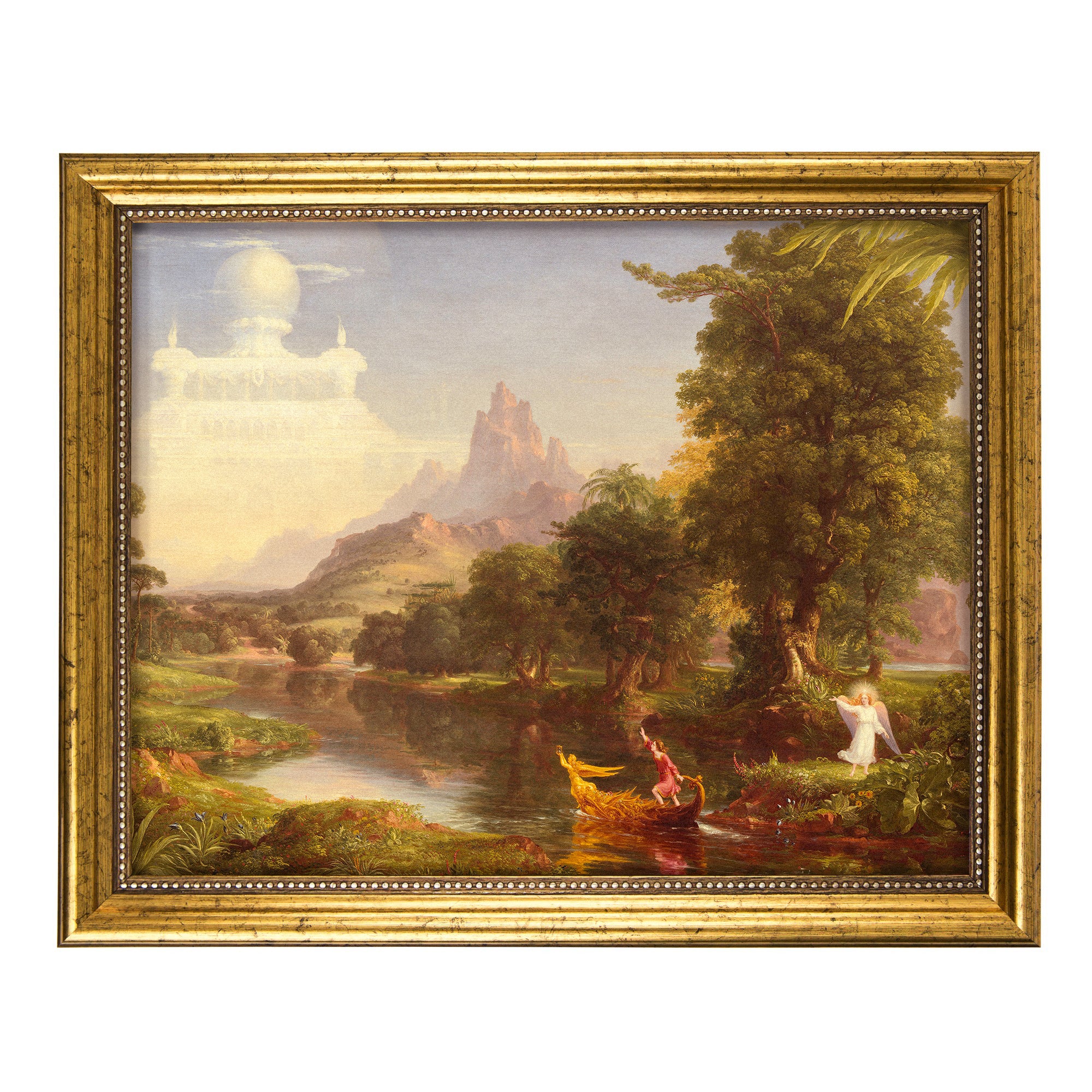Voyage of Life 2 Youth Antique Gold Framed Print - Multiple Sizes - Image 4