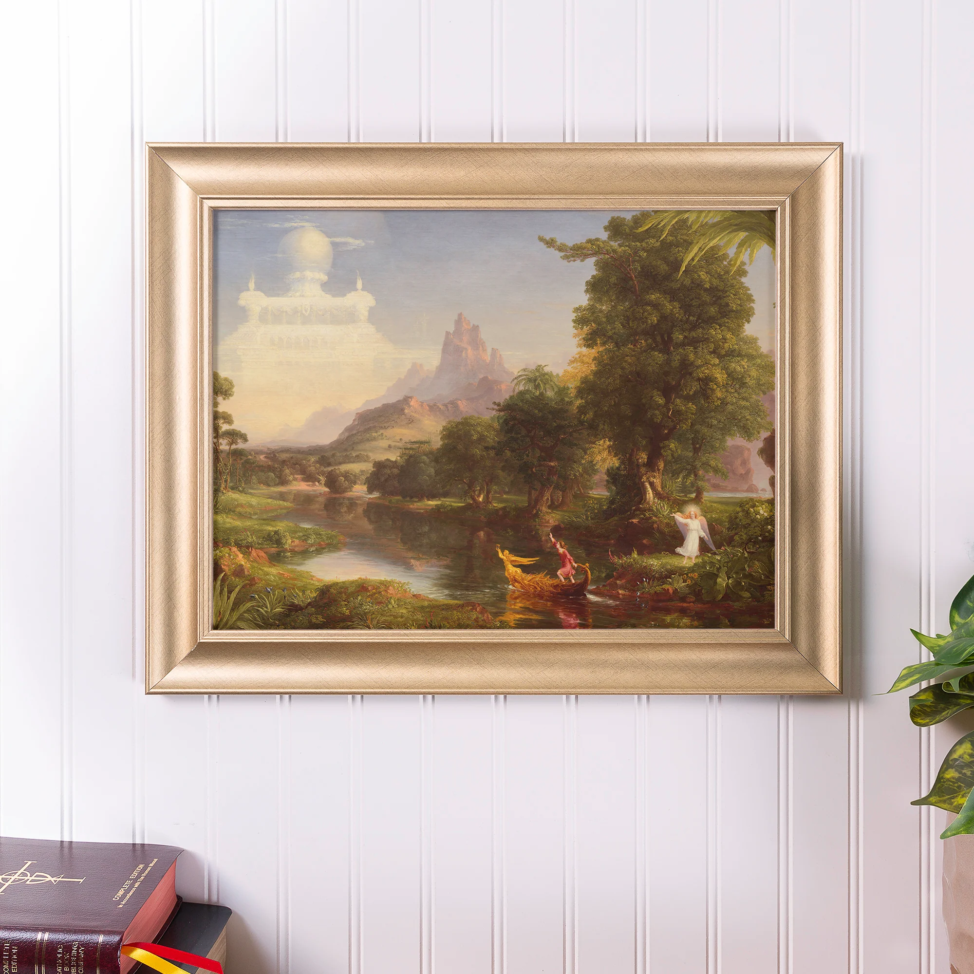 Voyage of Life 2 Youth Antique Gold Framed Print - Multiple Sizes - Image 5