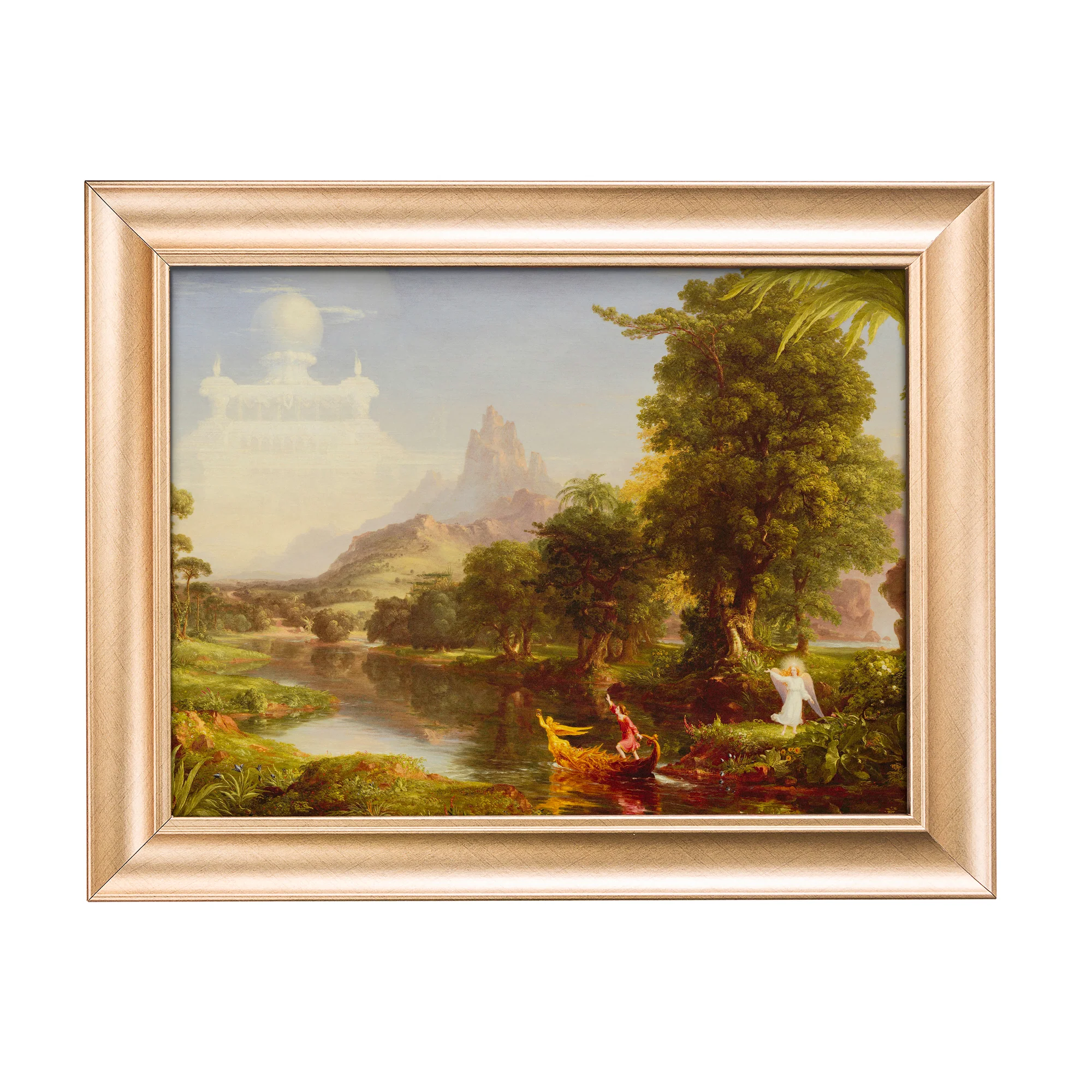 Voyage of Life 2 Youth Antique Gold Framed Print - Multiple Sizes - Image 6