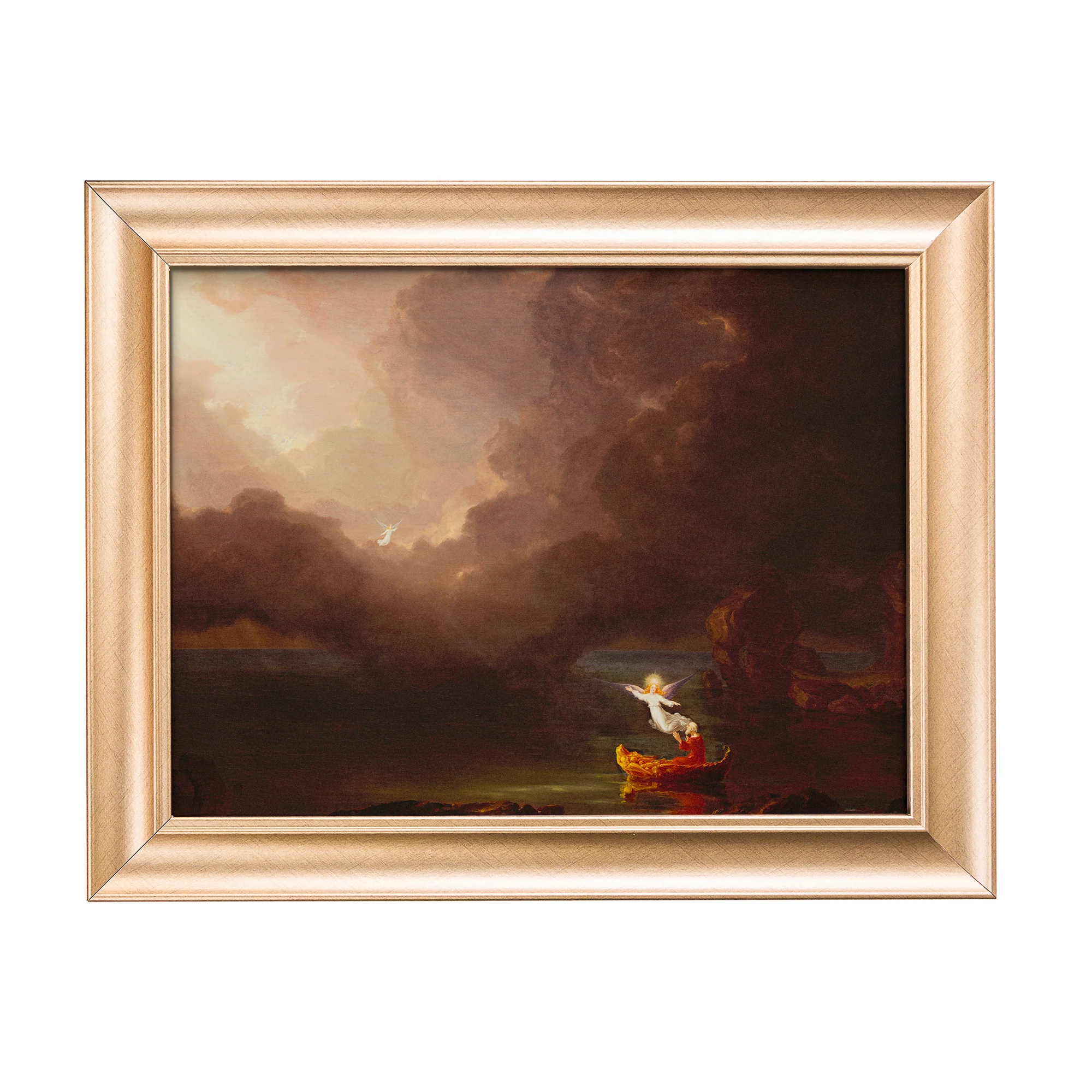 Voyage of Life 4 Old Age Antique Gold Framed Print - Multiple Sizes - Image 6