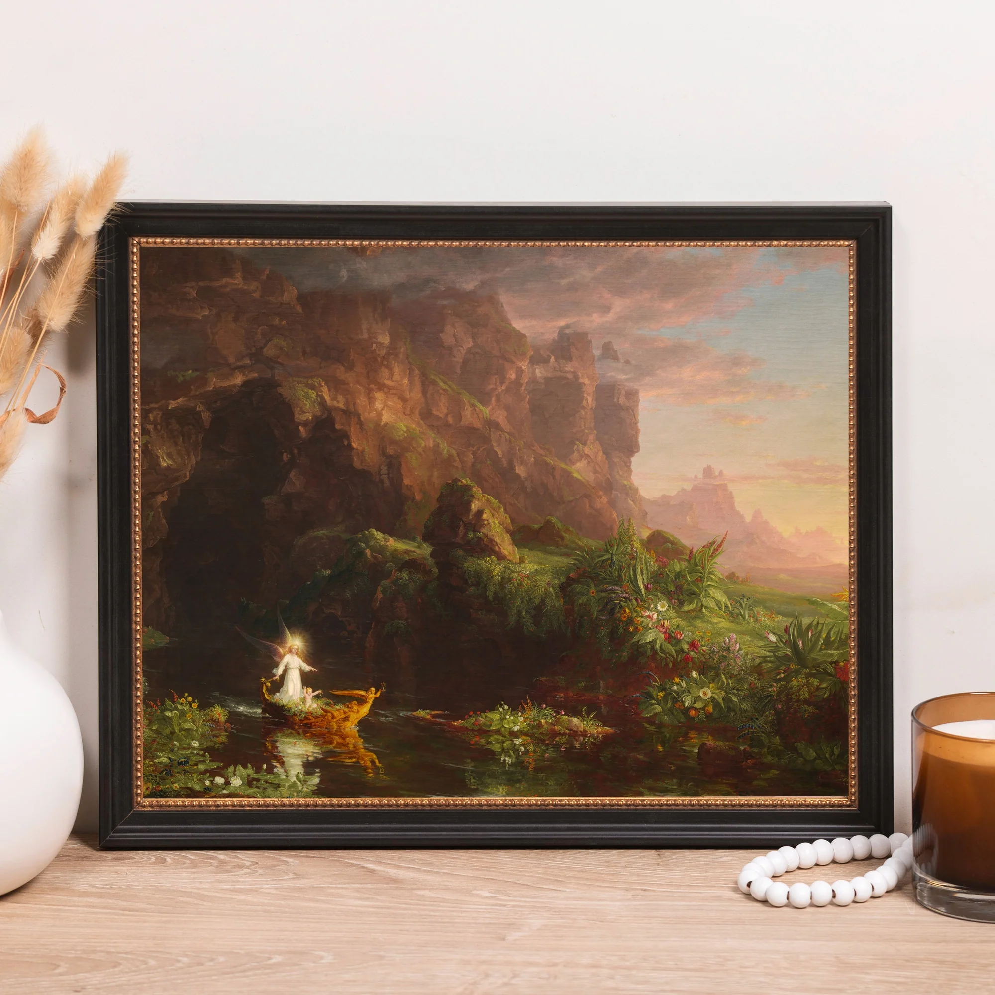 Voyage of Life: Childhood Framed Canvas - Sacred Classics Collection
