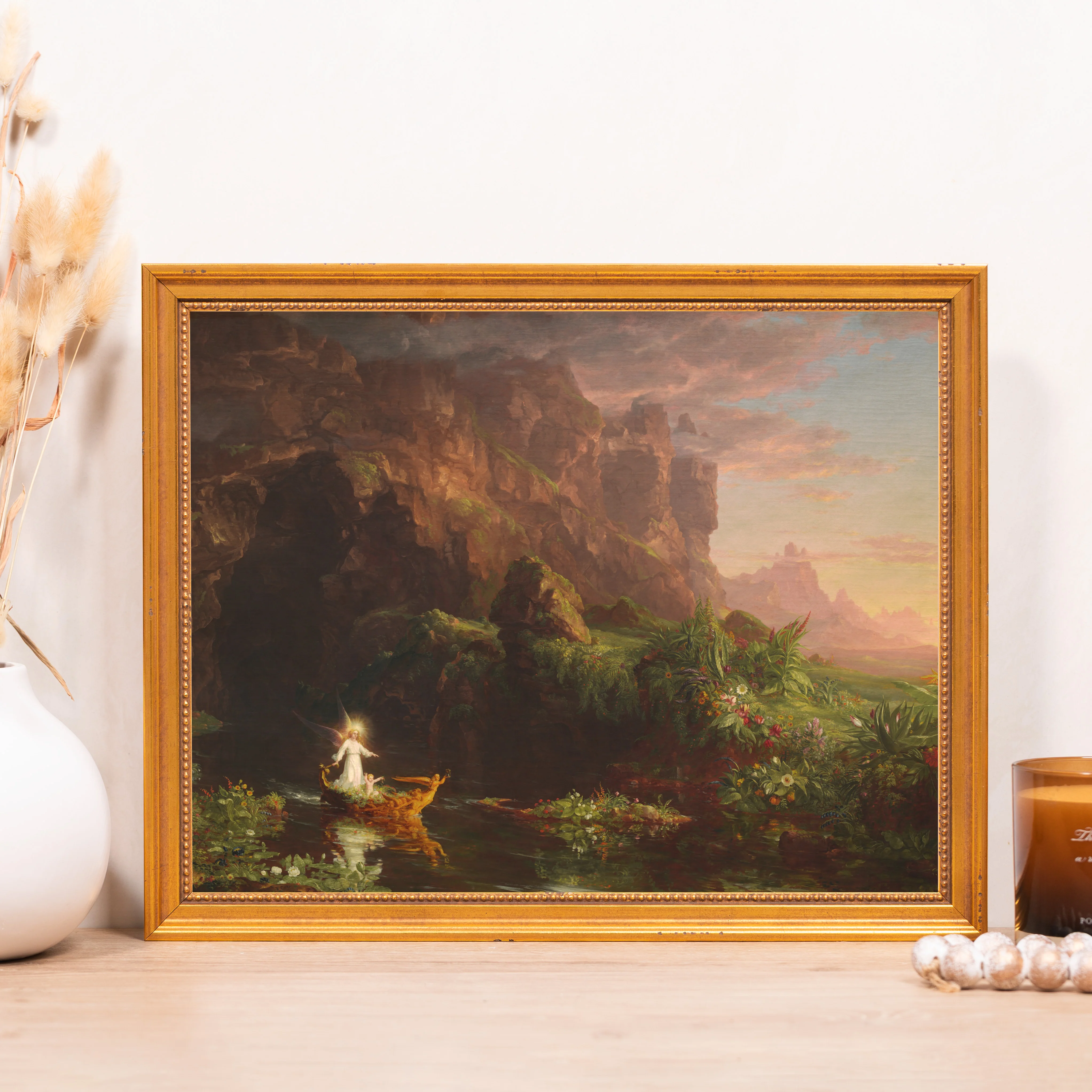 Voyage of Life: Childhood Framed Canvas - Sacred Classics Collection - Image 2