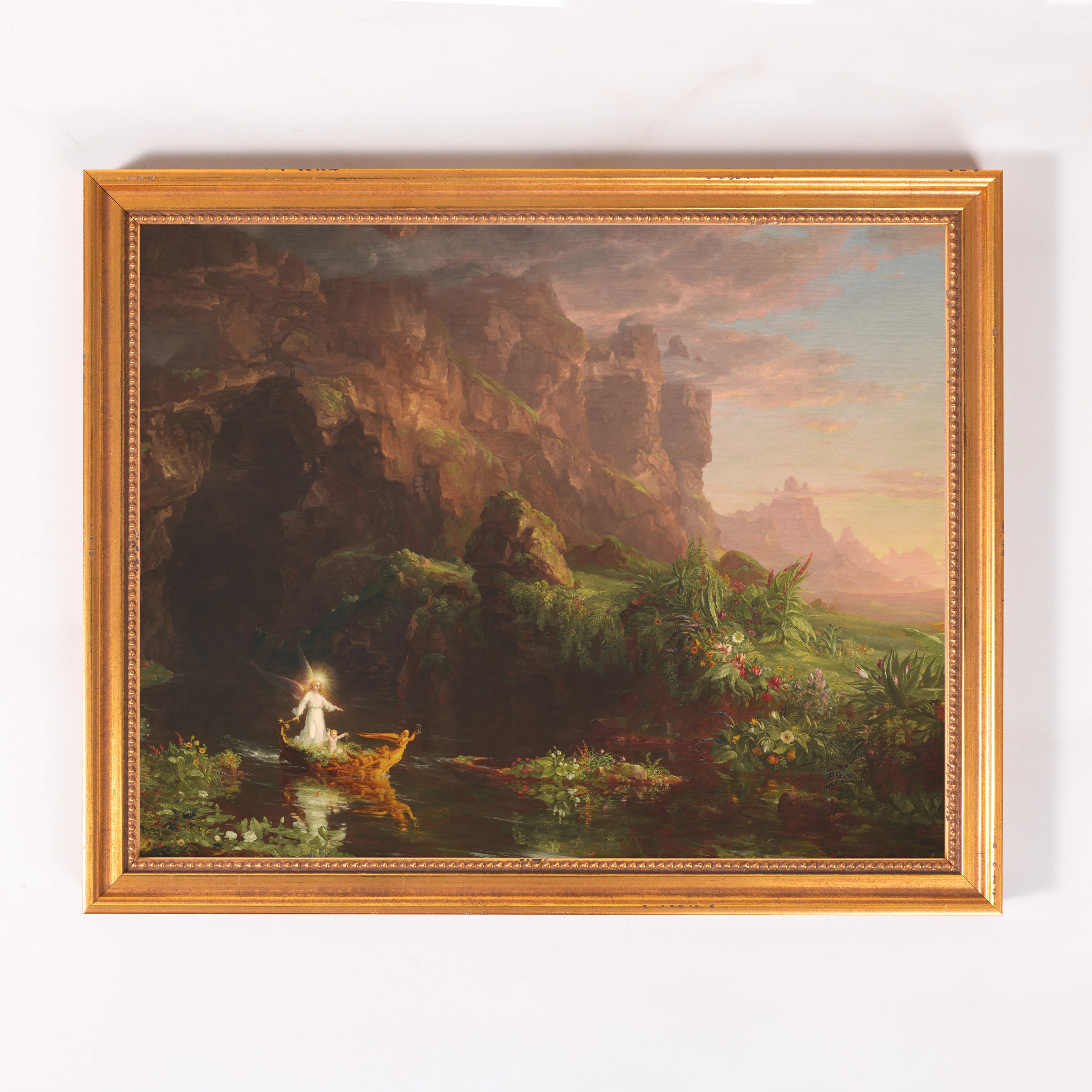 Voyage of Life: Childhood Framed Canvas - Sacred Classics Collection - Image 3
