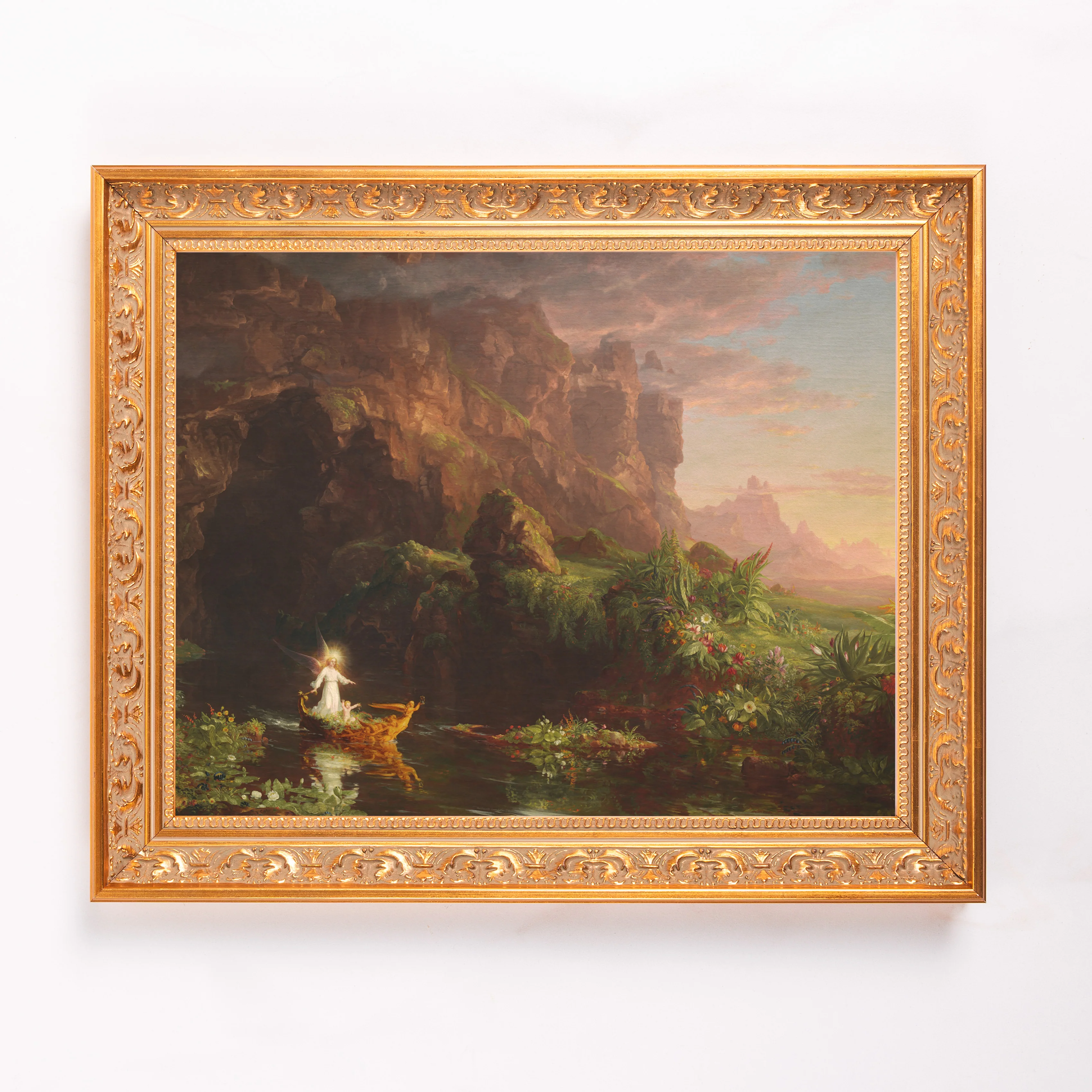 Voyage of Life: Childhood Framed Canvas - Sacred Classics Collection - Image 7