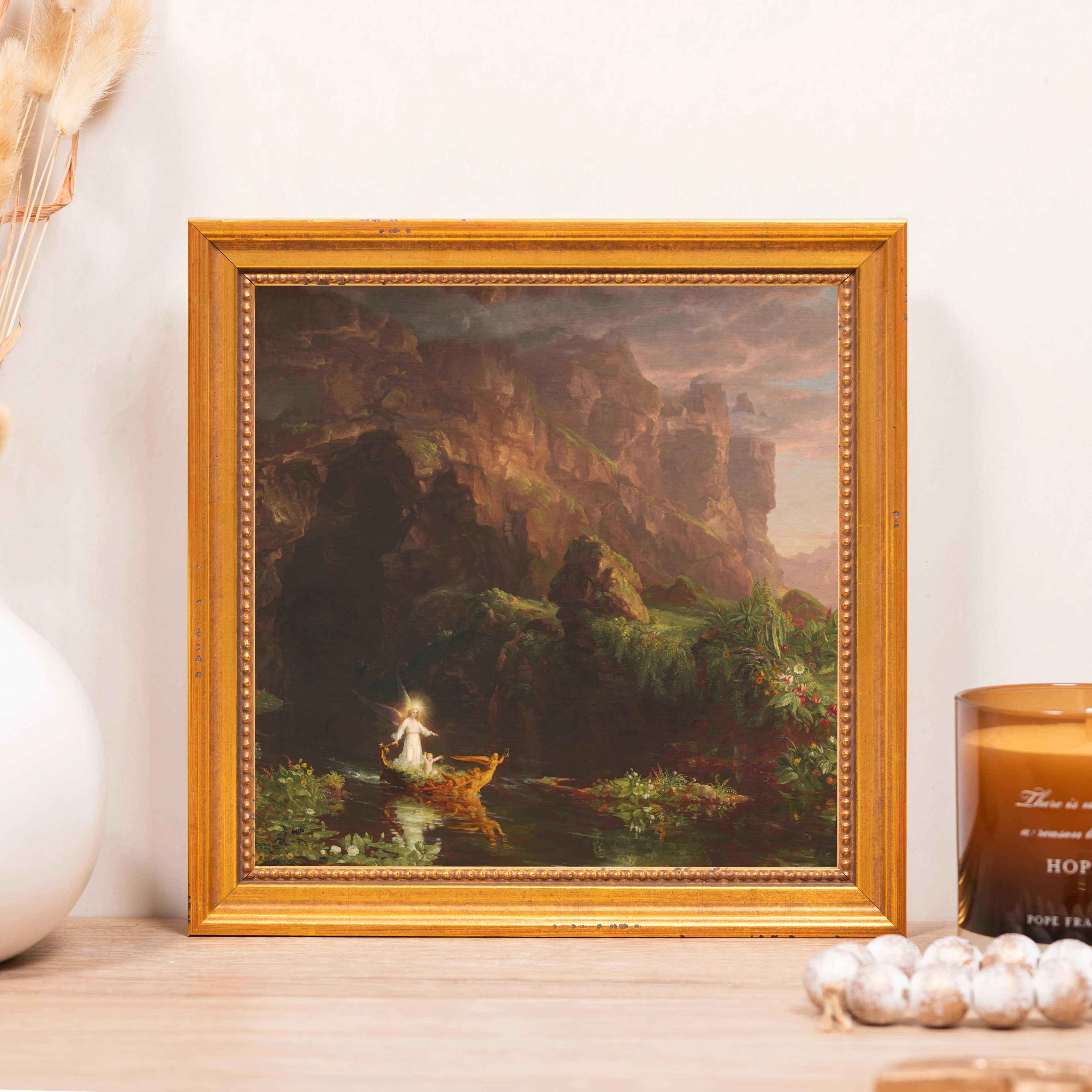 Voyage of Life: Childhood Framed Canvas - Sacred Mini Collection - Image 4