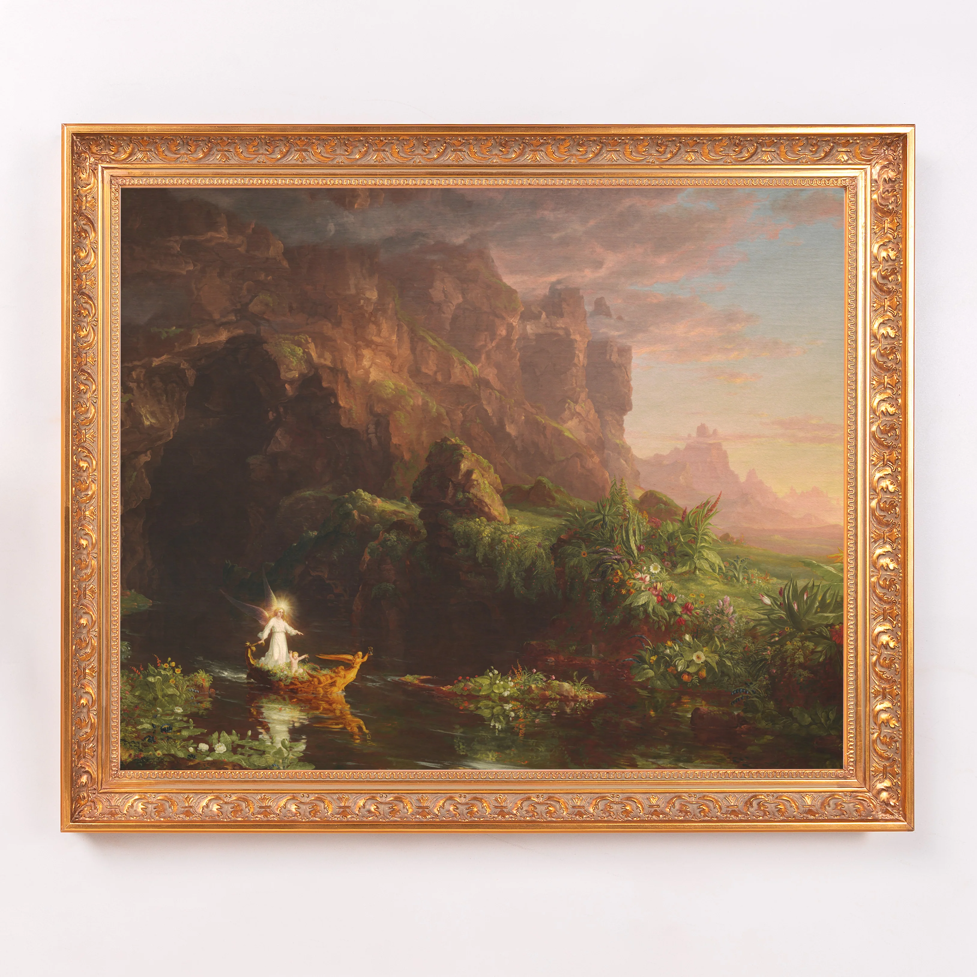 Voyage of Life: Childhood Framed Canvas - Sacred Signature Collection - Image 2