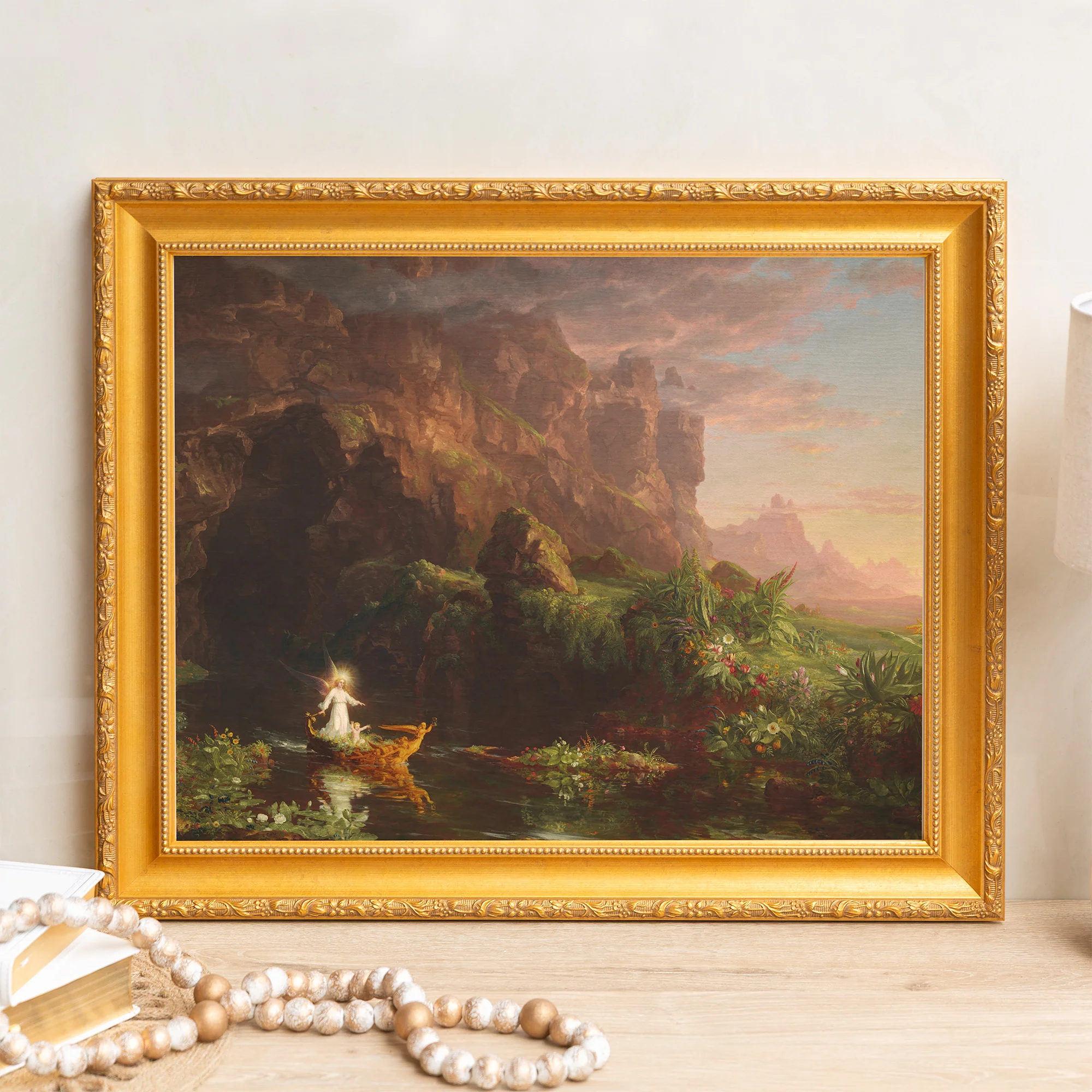 Voyage of Life: Childhood Framed Canvas - Sacred Signature Collection - Image 4