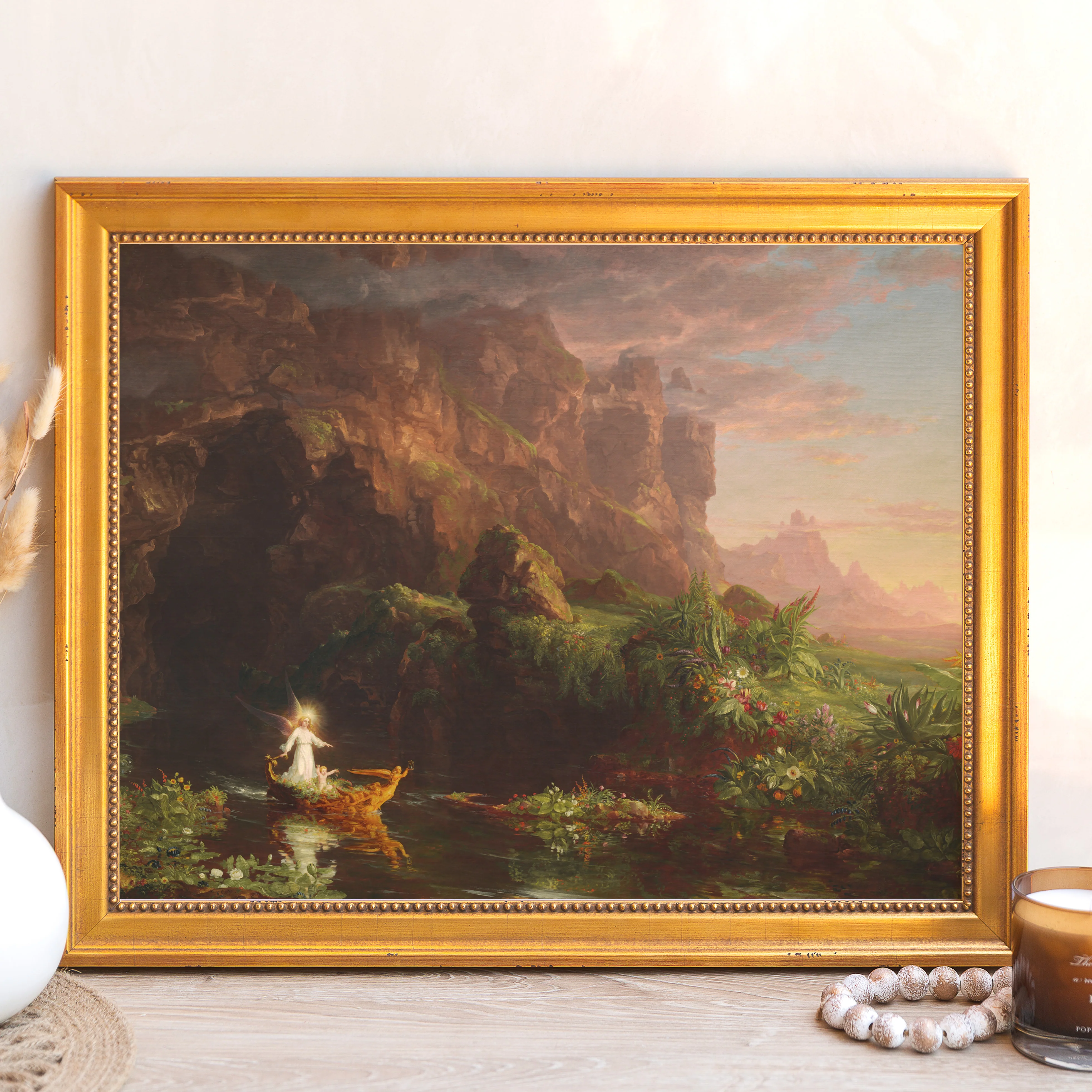Voyage of Life: Childhood Framed Canvas - Sacred Signature Collection - Image 7