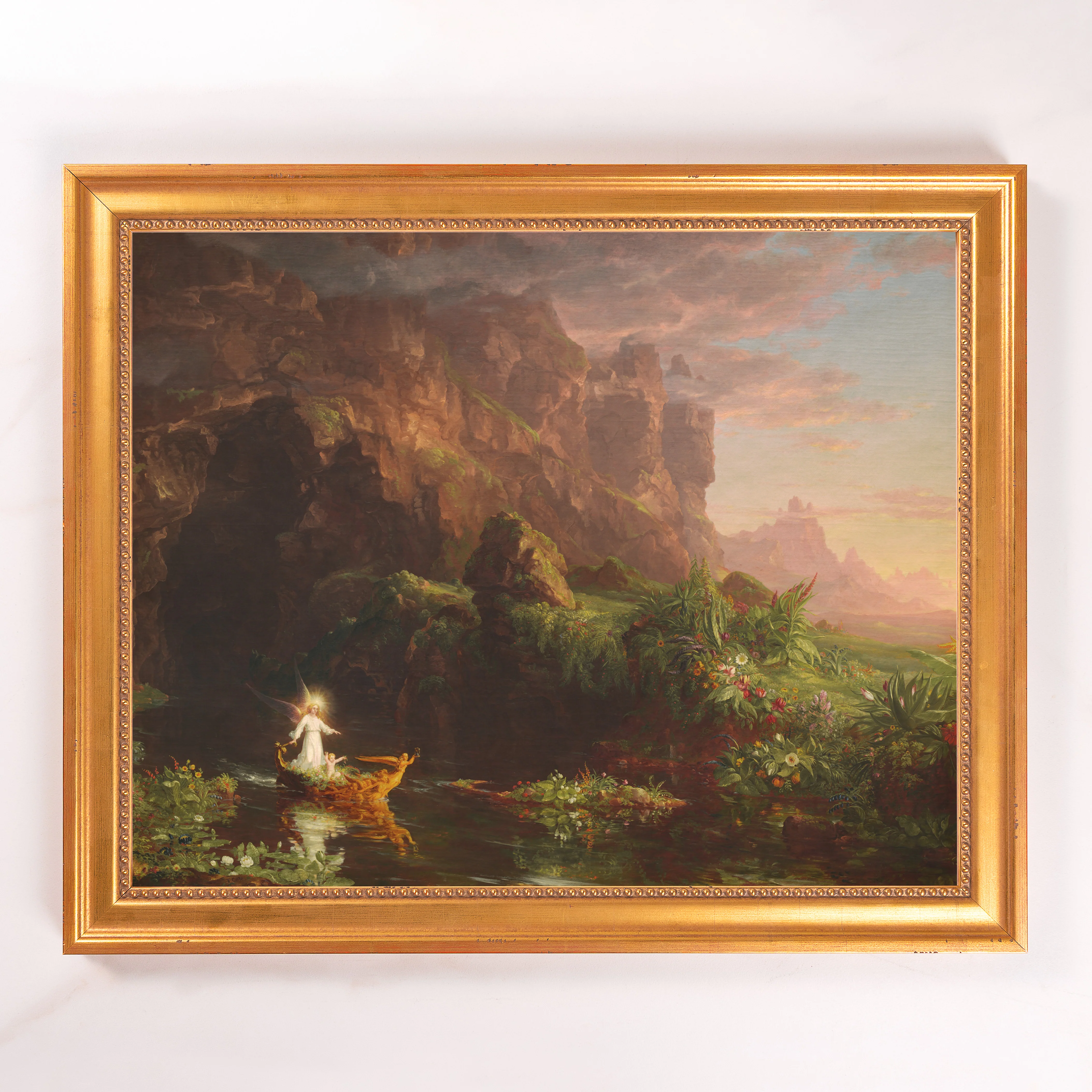 Voyage of Life: Childhood Framed Canvas - Sacred Signature Collection - Image 8