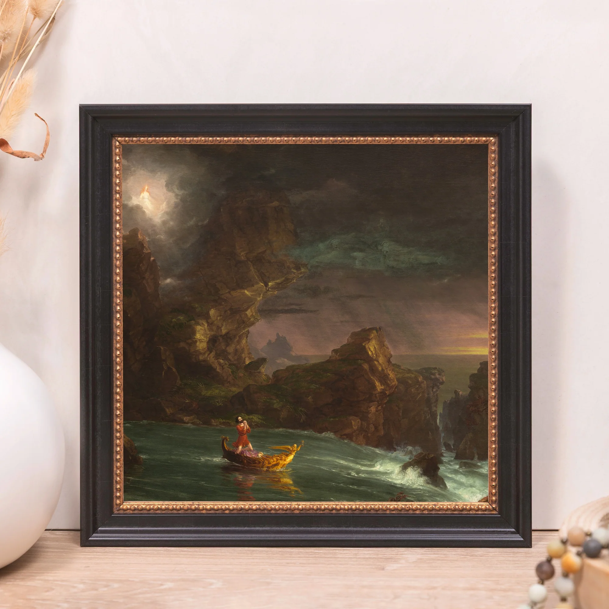Voyage of Life: Manhood Framed Canvas - Sacred Mini Collection - Image 2