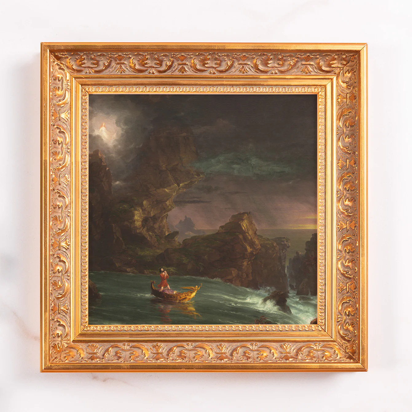Voyage of Life: Manhood Framed Canvas - Sacred Mini Collection - Image 5