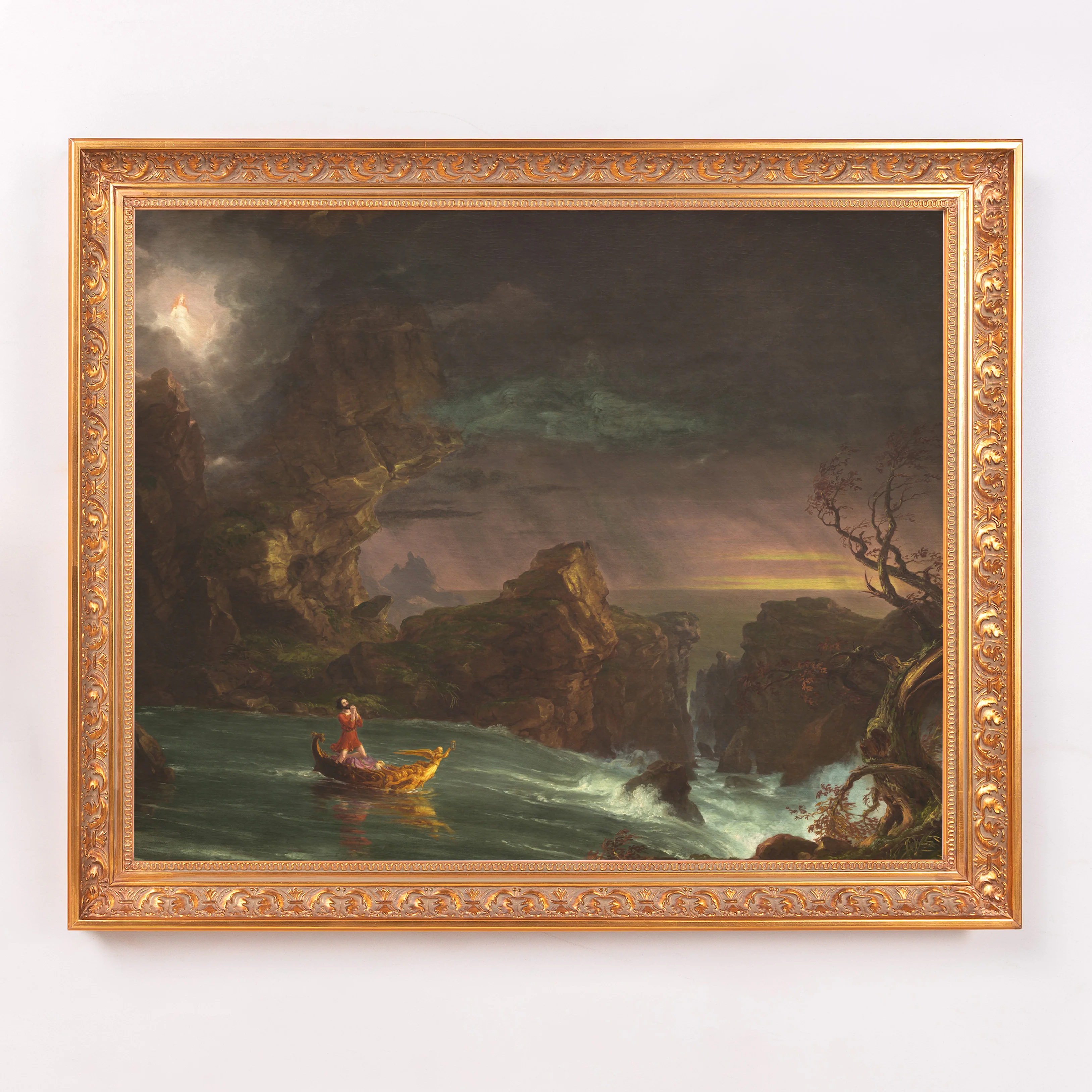 Voyage of Life: Manhood Framed Canvas - Sacred Signature Collection - Image 2