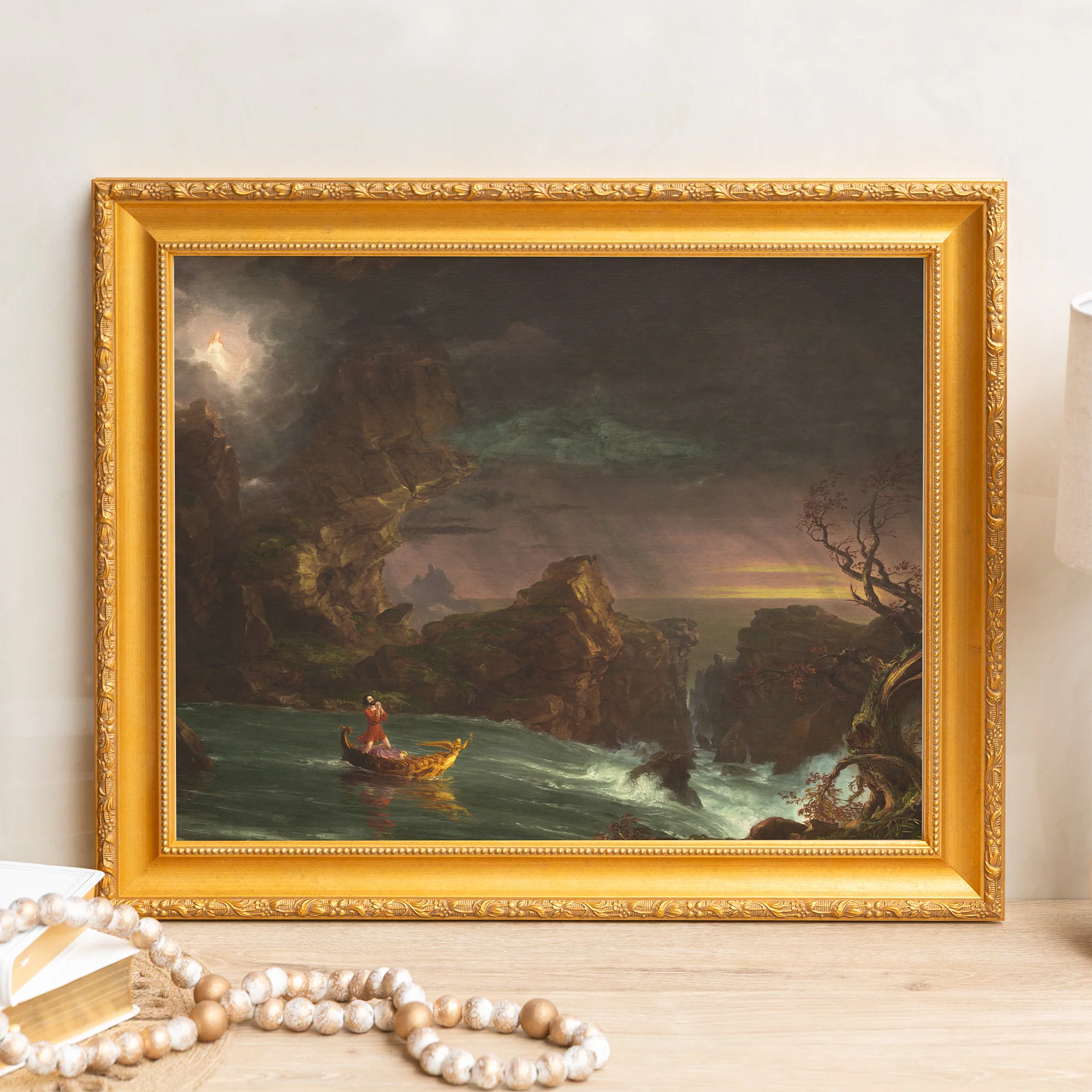 Voyage of Life: Manhood Framed Canvas - Sacred Signature Collection - Image 4
