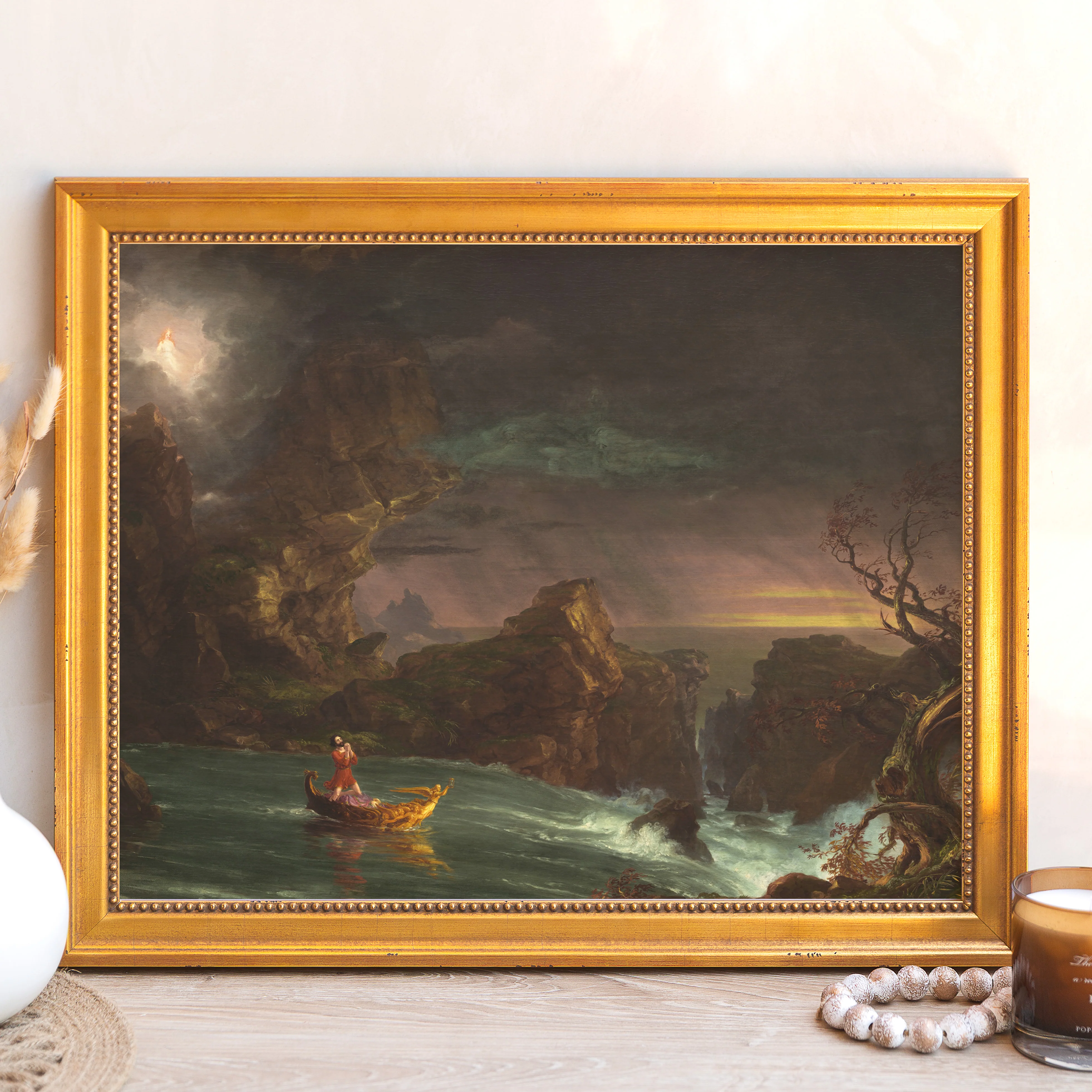 Voyage of Life: Manhood Framed Canvas - Sacred Signature Collection - Image 7