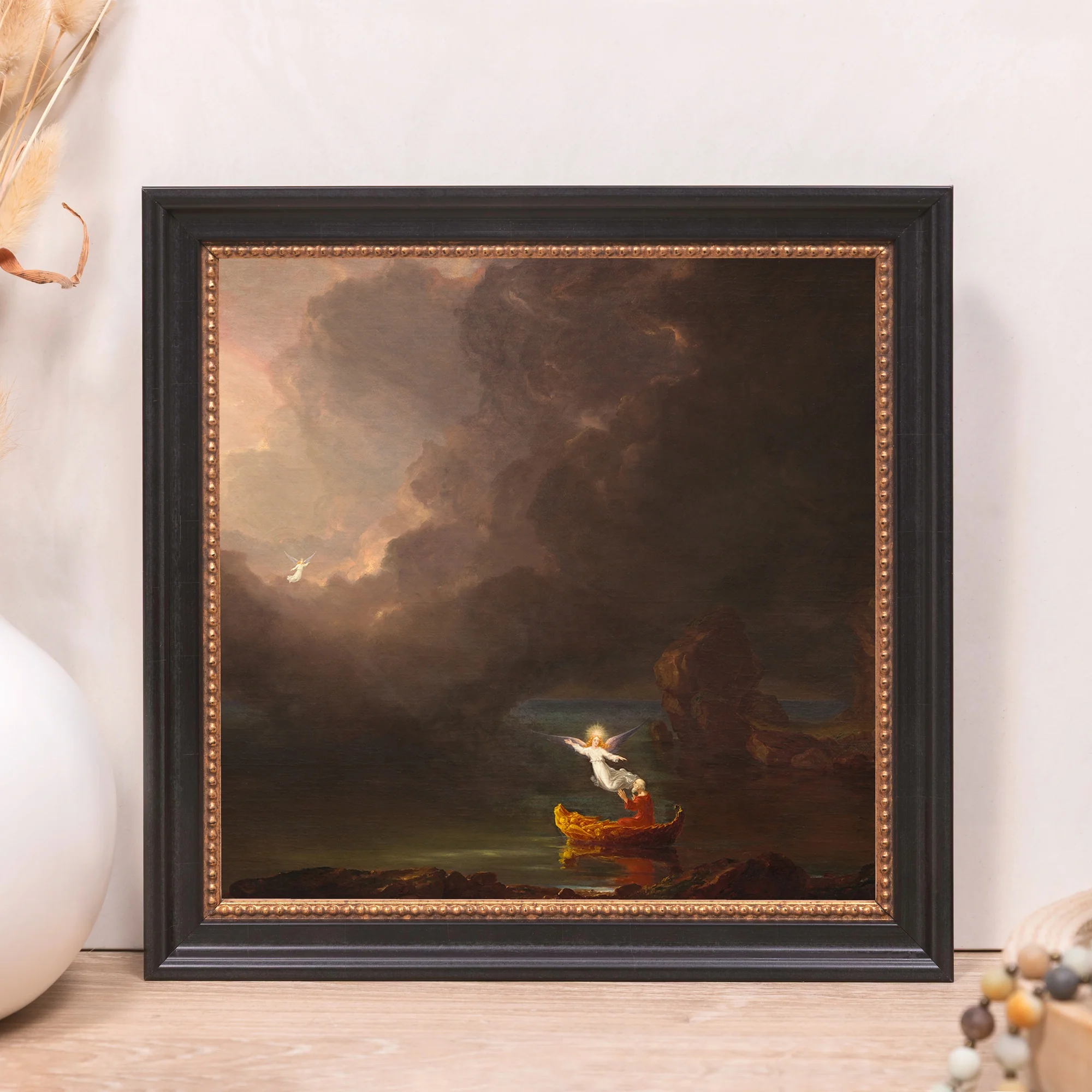 Voyage of Life: Old Age Framed Canvas - Sacred Mini Collection