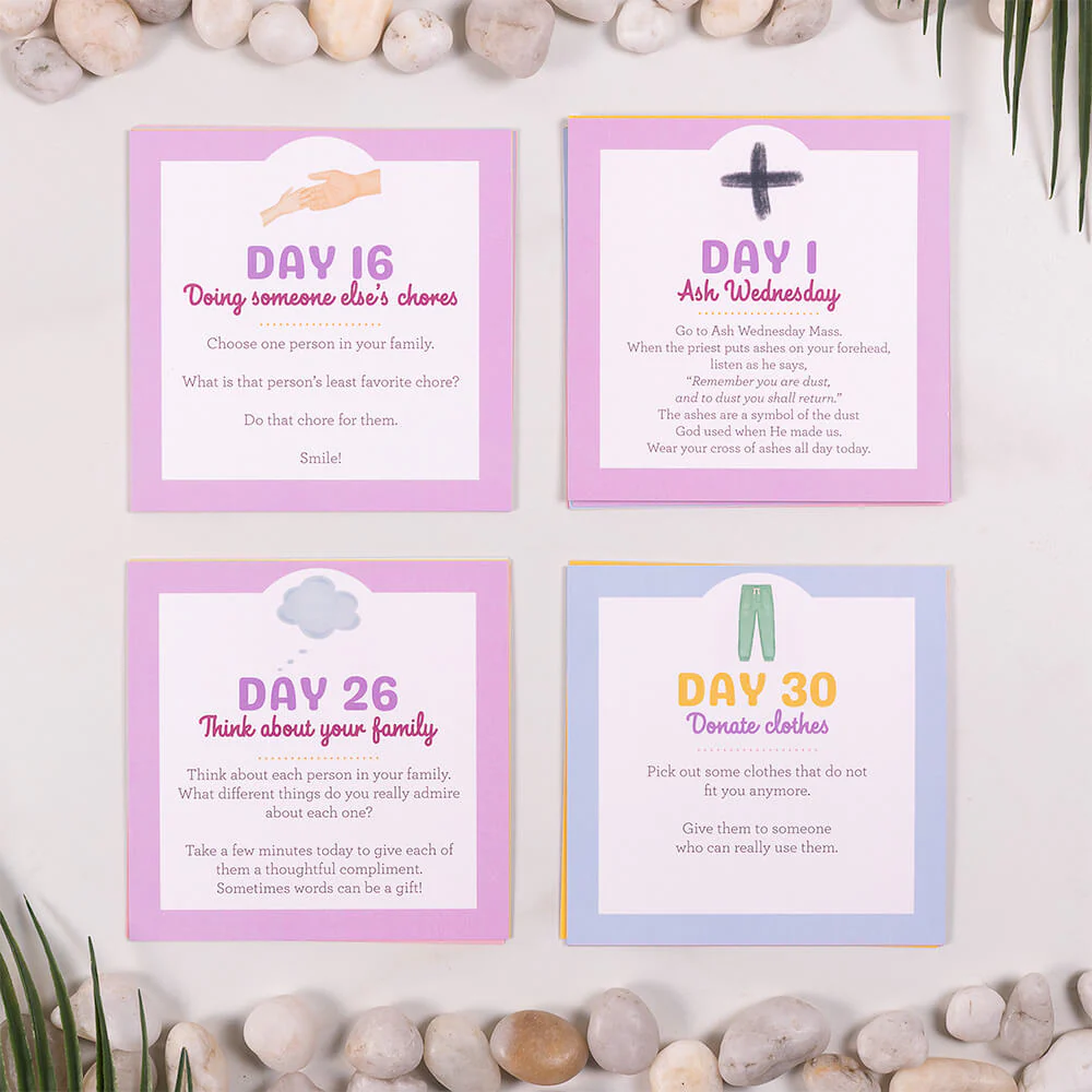 Walking with Jesus Lenten Activity Card Pack for Kids - Image 3