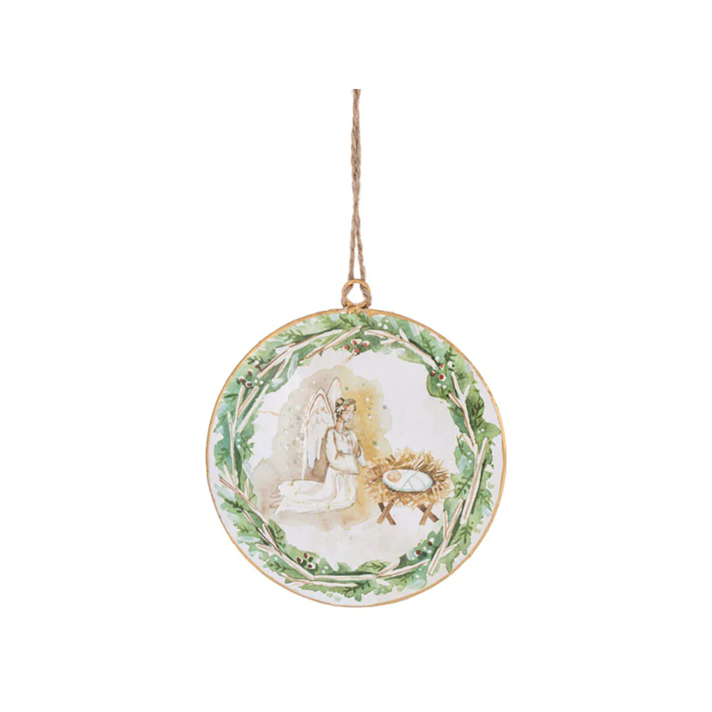 Watercolor Nativity Scene Ornaments - Set of 3 - Image 4