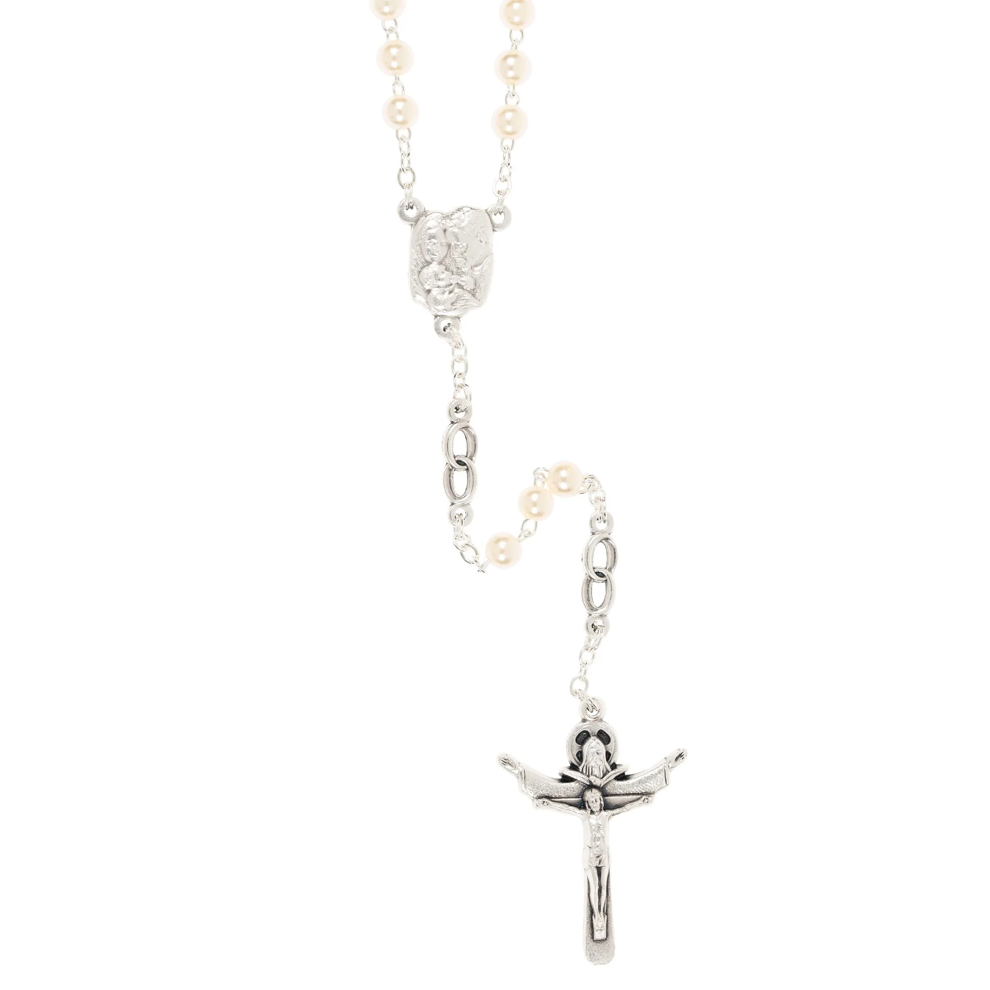 Wedding Rosary Holder and Pearl Rosary - Image 2